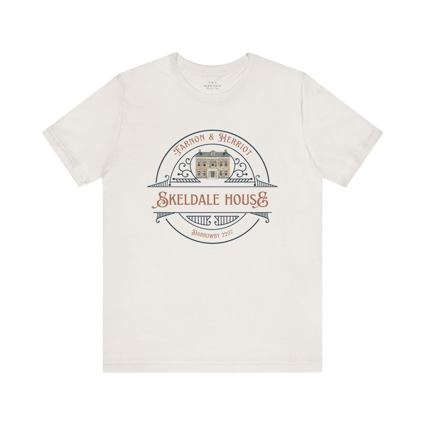 Skeldale House T-shirt with Character Names on Back - All Creatures Great and Small