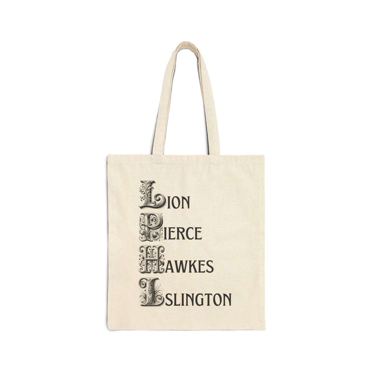 Emma M Lion Fancy Canvas Tote Bag - Book Lovers