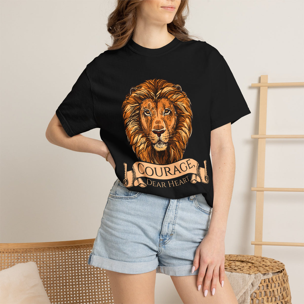Aslan Courage Dear Heart Oversized T-shirt - Chronicles of Narnia
