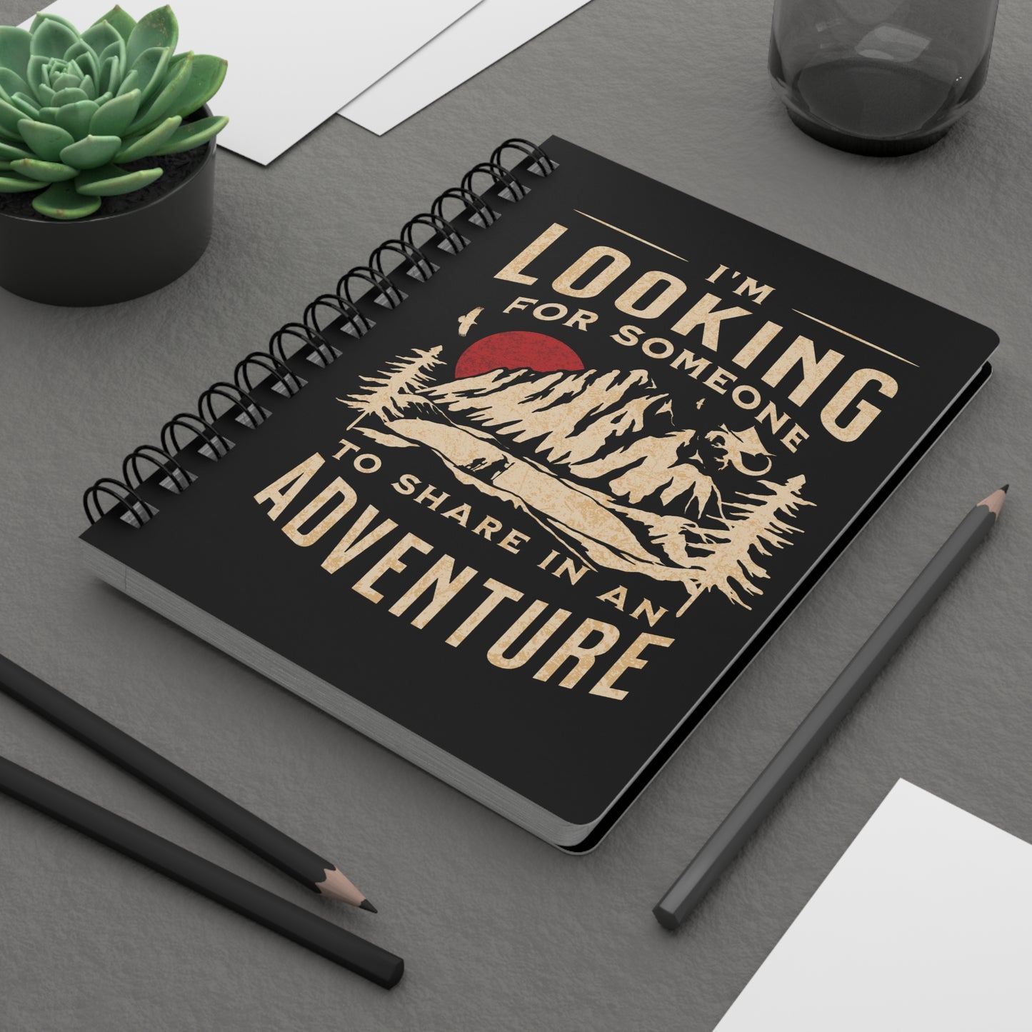 "I'm Looking for Someone to Share in an Adventure" - Lord of the Rings Spiral Notebook