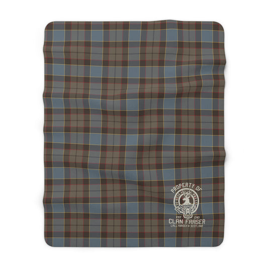 Fraser Tartan Sherpa Fleece – Outlander Blanket