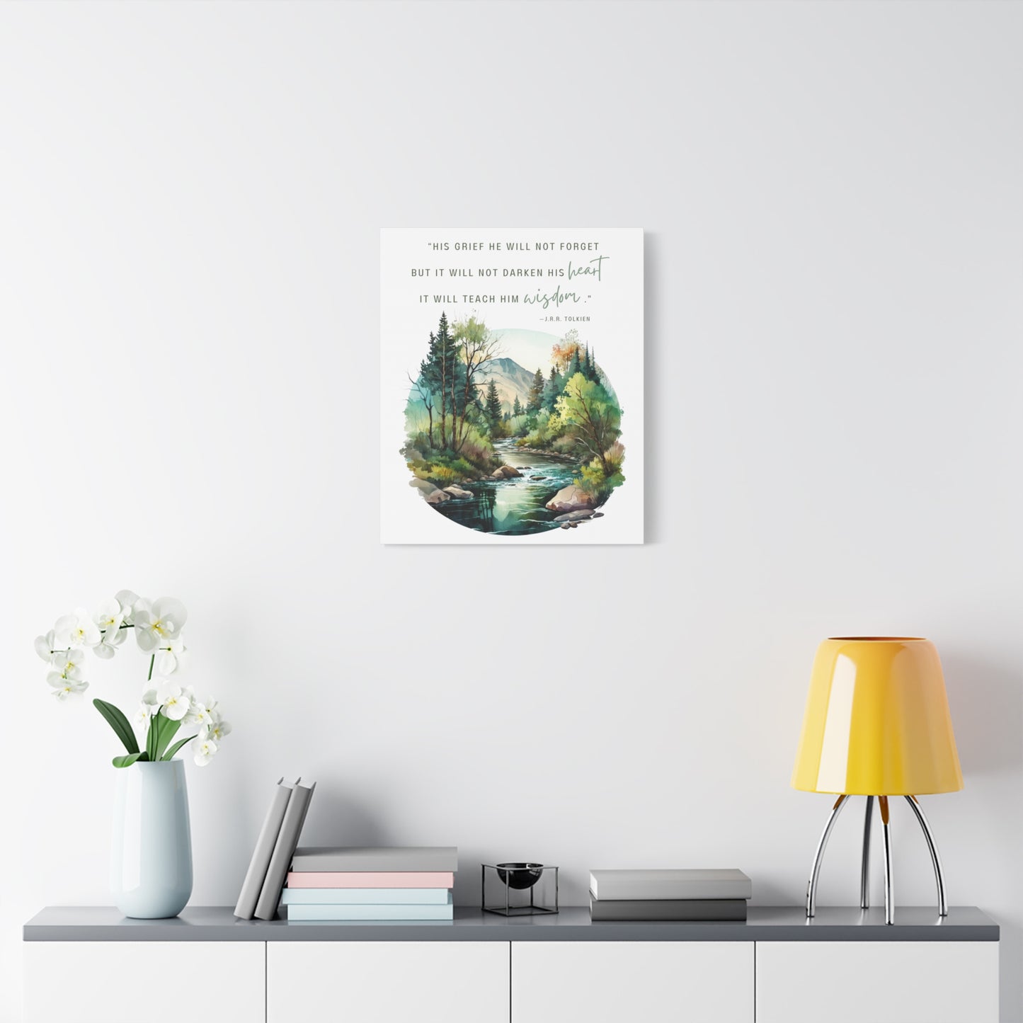 His Grief Will Teach Him Wisdom Canvas Gallery Wrap - Lord of the Rings Wall Art