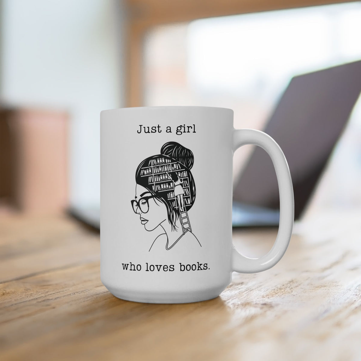 Just a Girl Who Loves Books - Book Lovers Coffee Mug