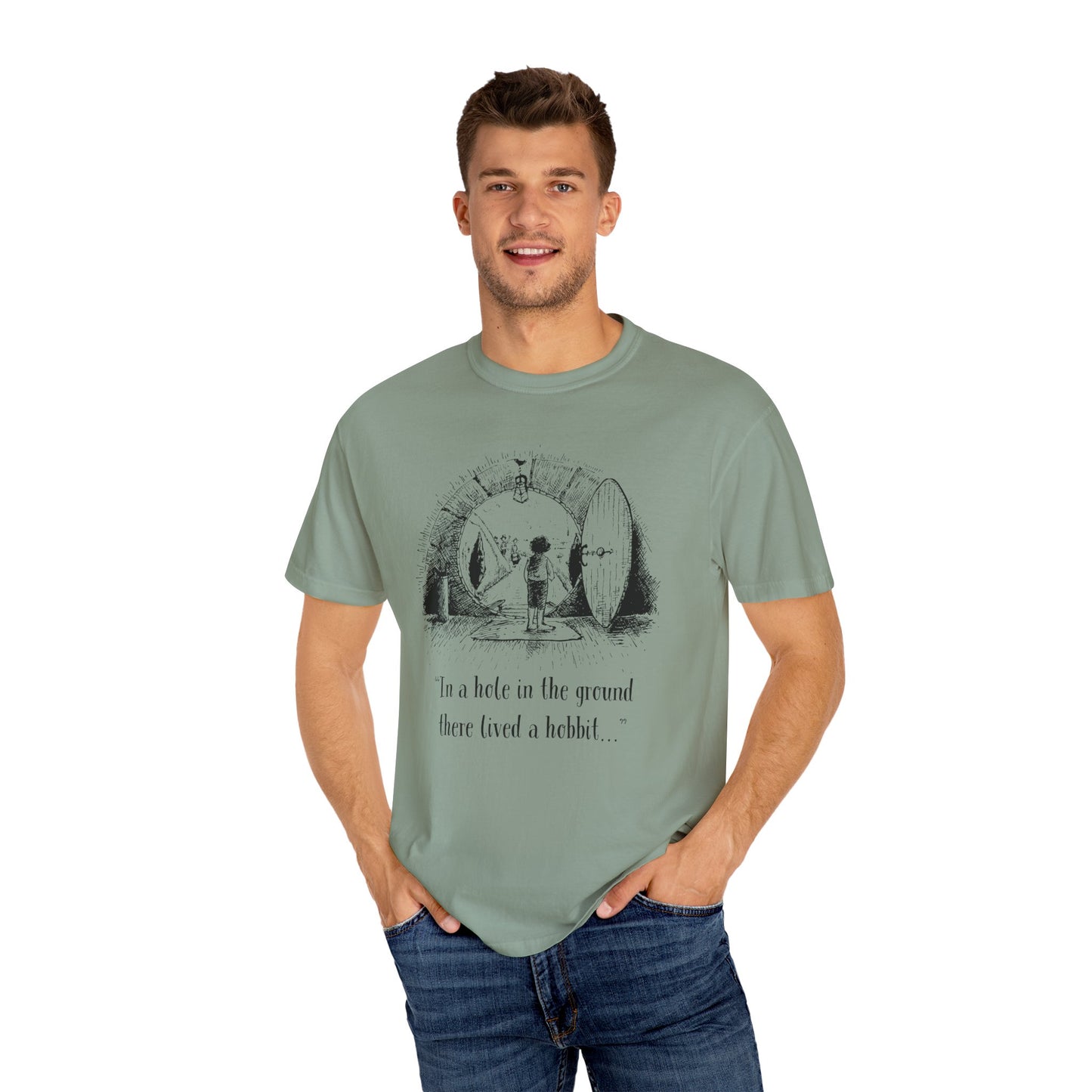 In a Hole in the Ground There Lived a Hobbit T-shirt - The Lord of The Rings