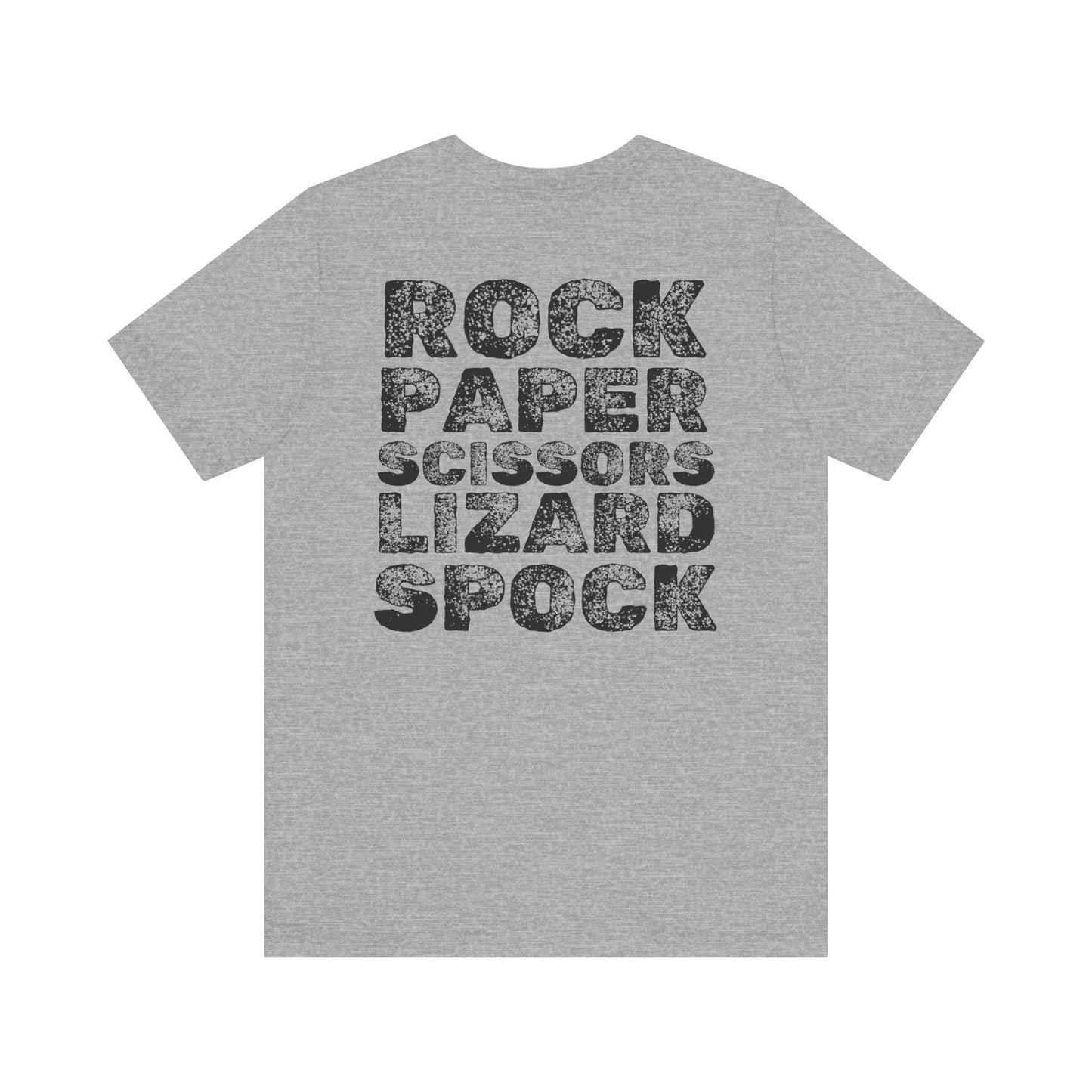 Rock Paper Scissors Lizard Spock - Big Bang Theory T-shirt