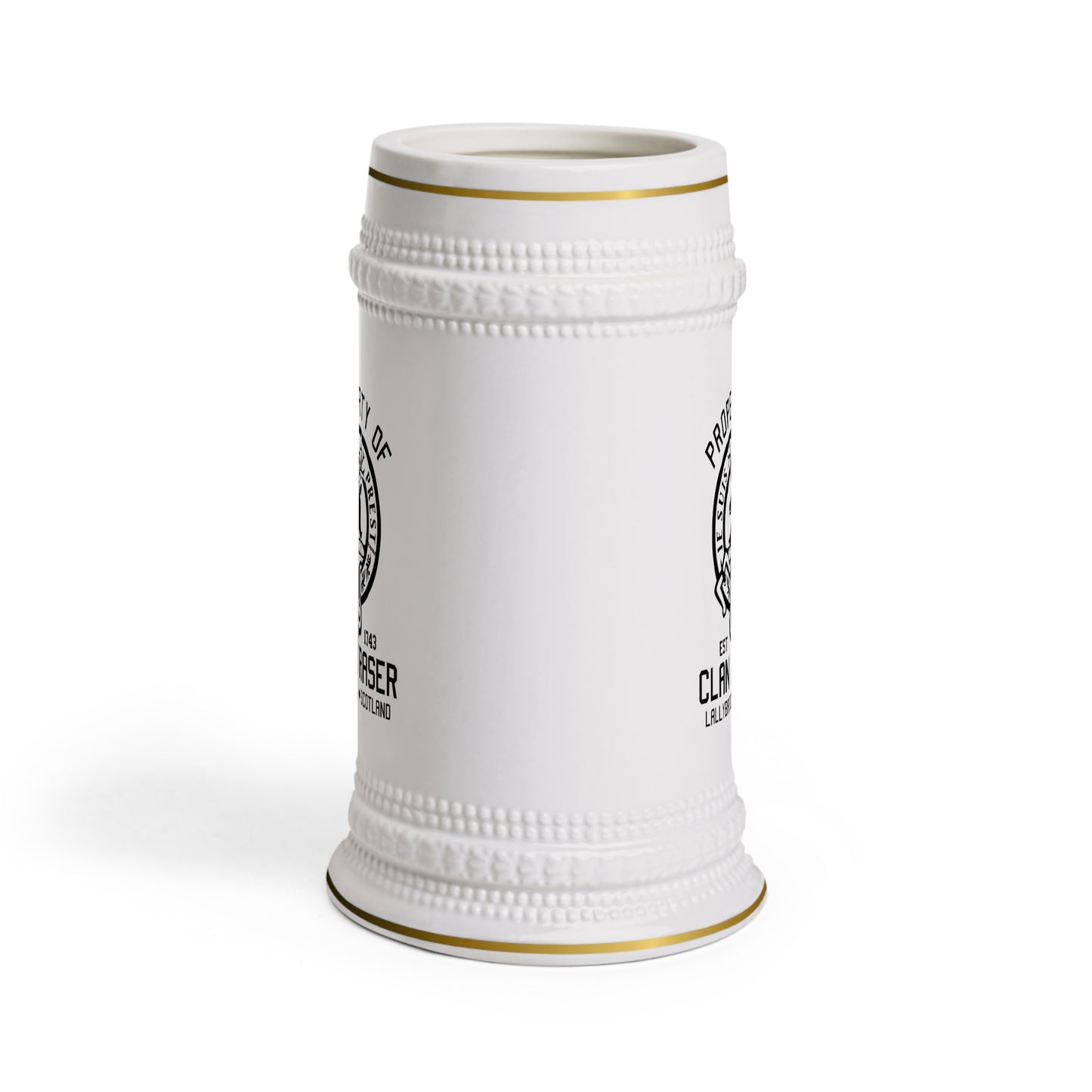 Property of Clan Fraser Beer Stein Mug - Outlander