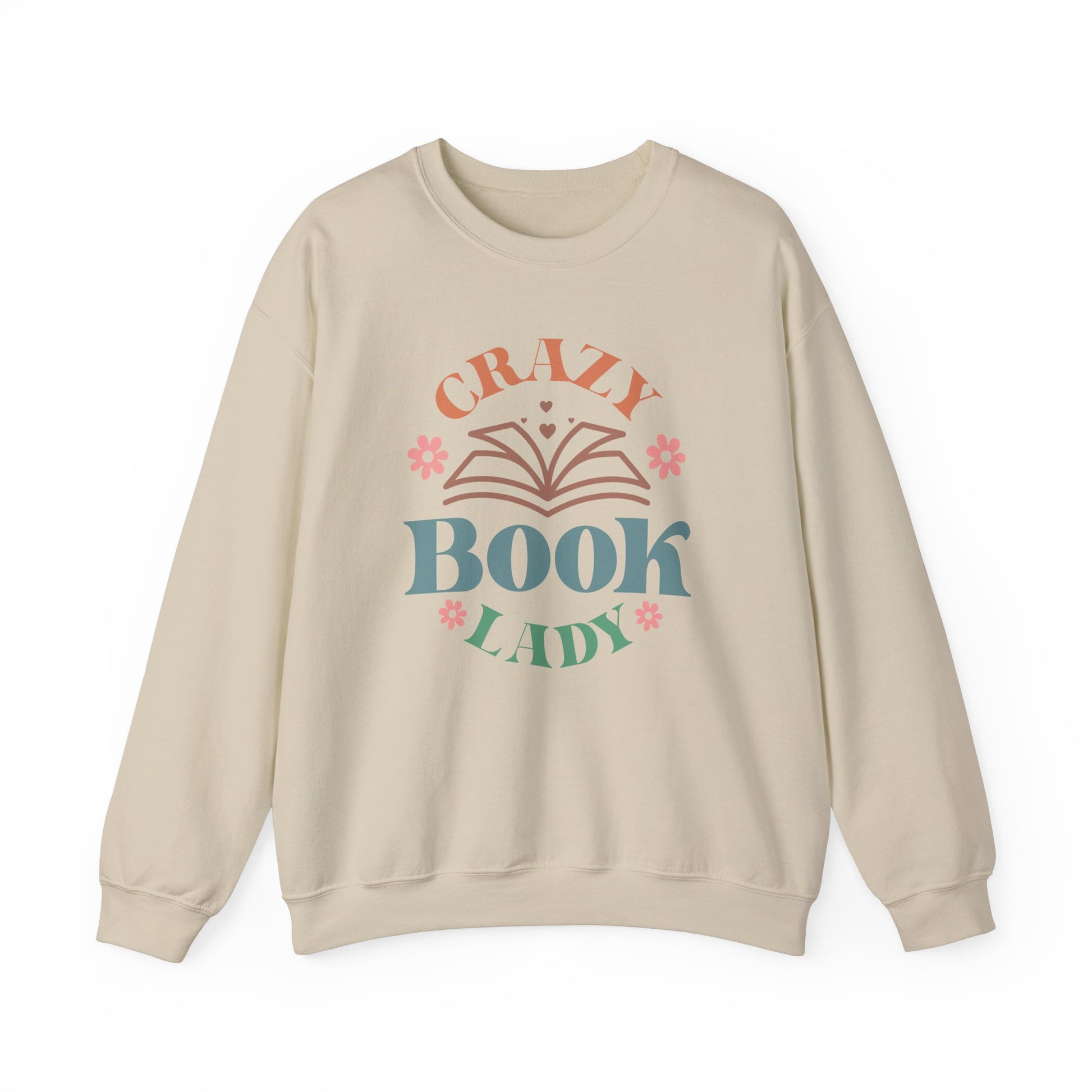 crazy book lady sweatshirt
