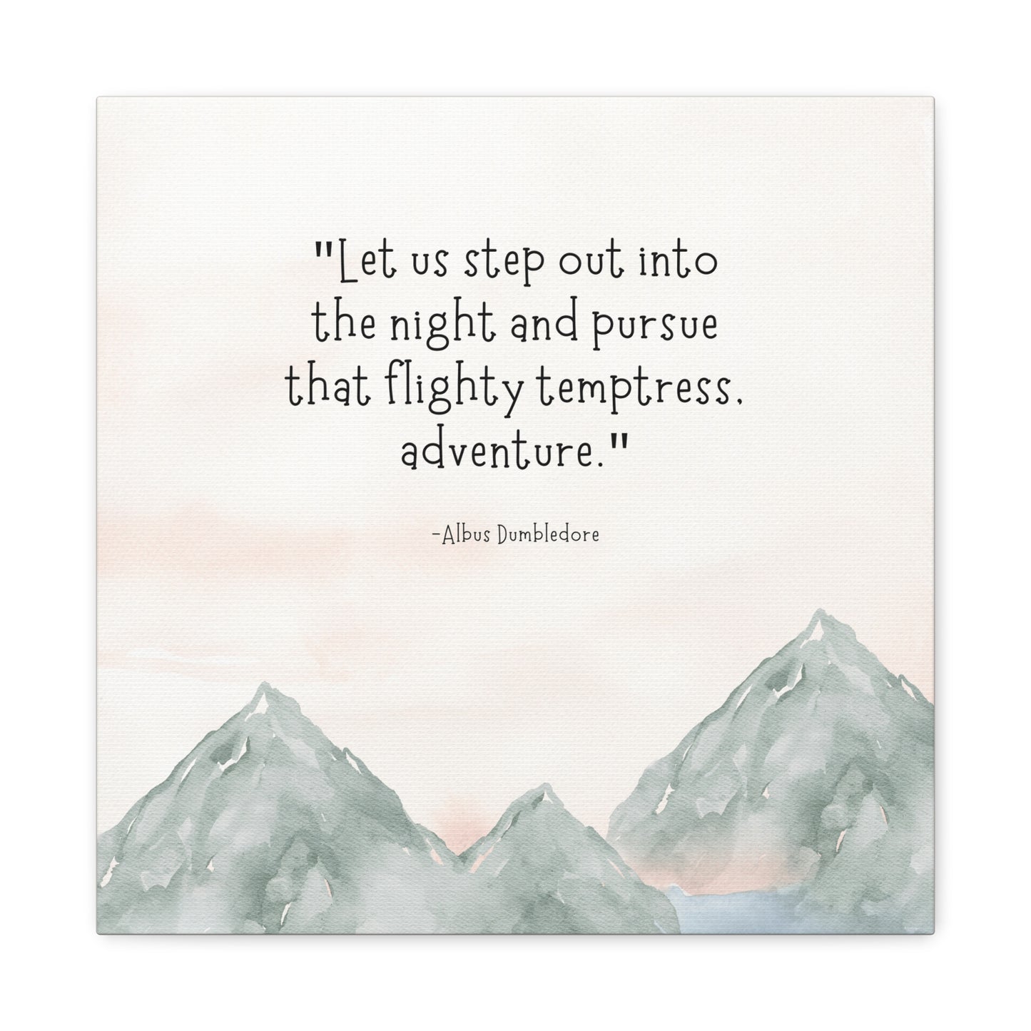 Adventure Dumbledore Quote - Harry Potter Wall Art