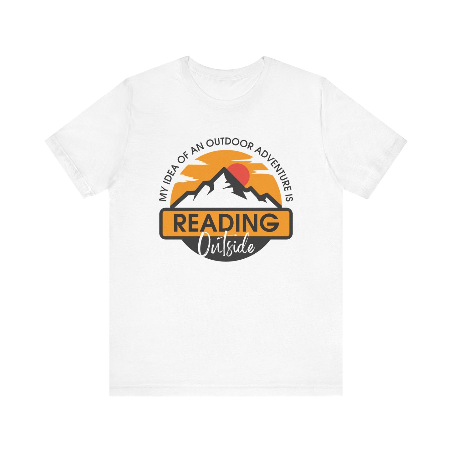 Reading Outside - Book Lovers T-shirt