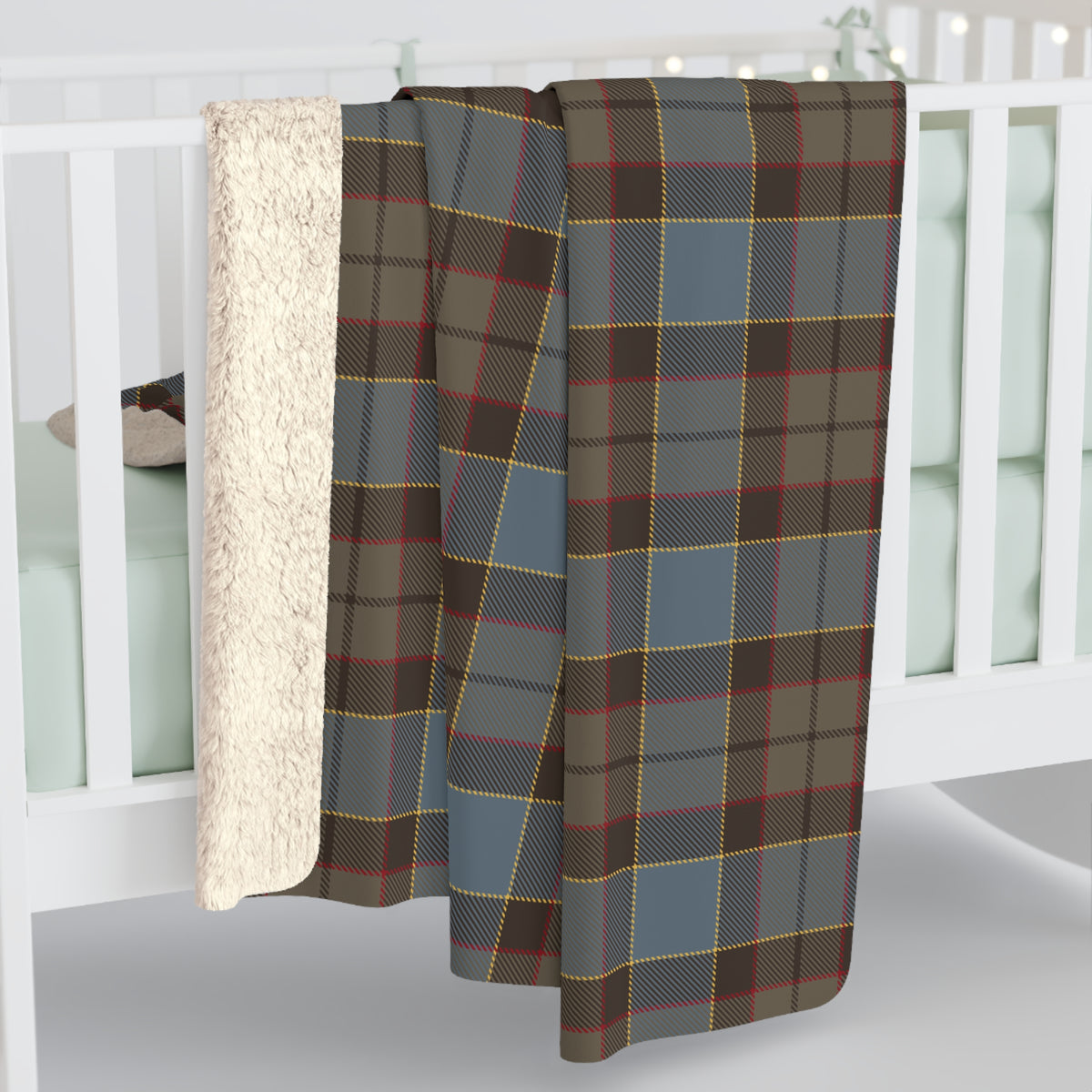 Outlander Fraser Tartan Sherpa Blanket