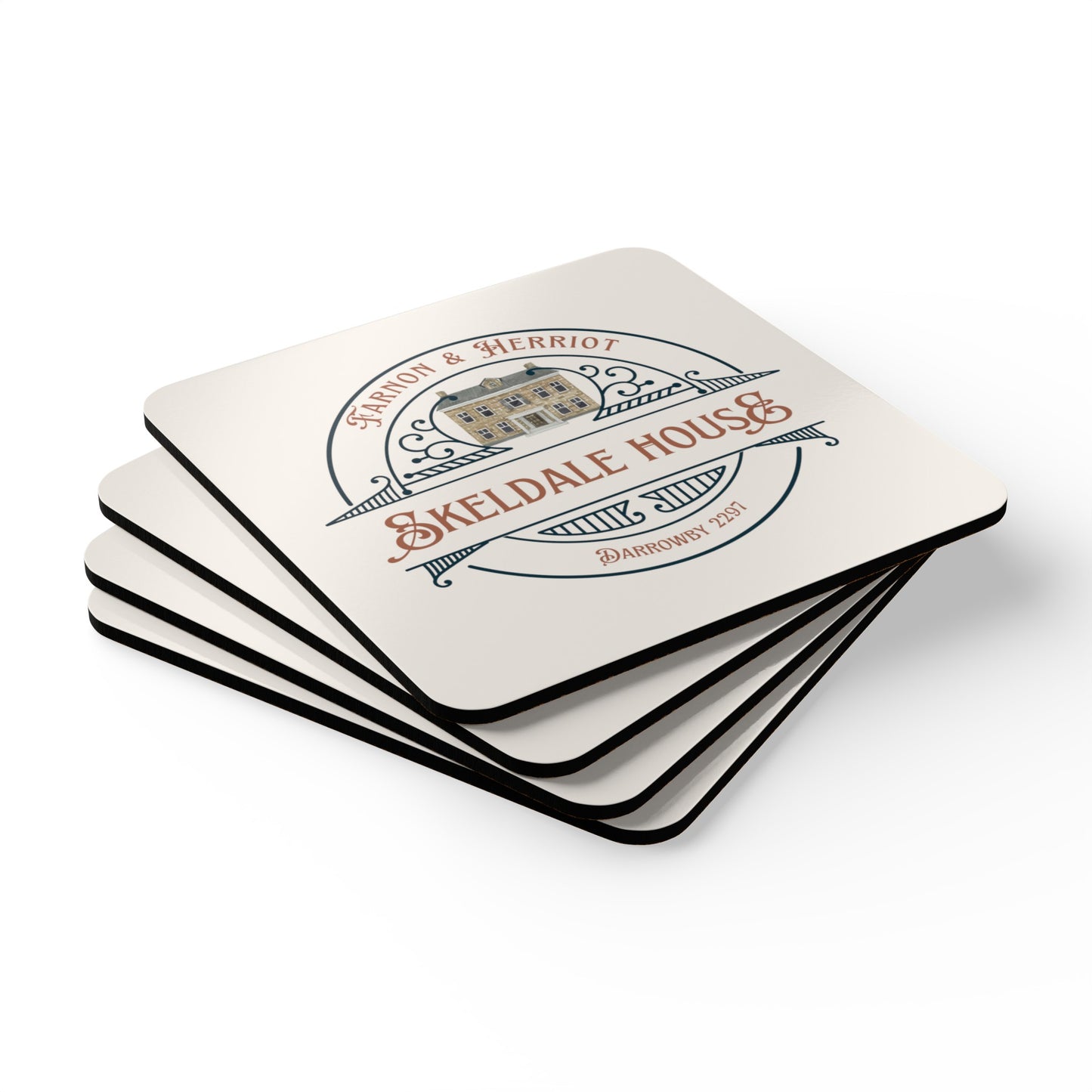skeldale house coasters