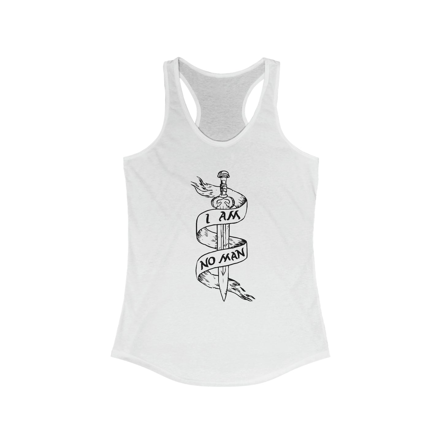 I Am No Man Women's Racerback Tank - Lord of the Rings