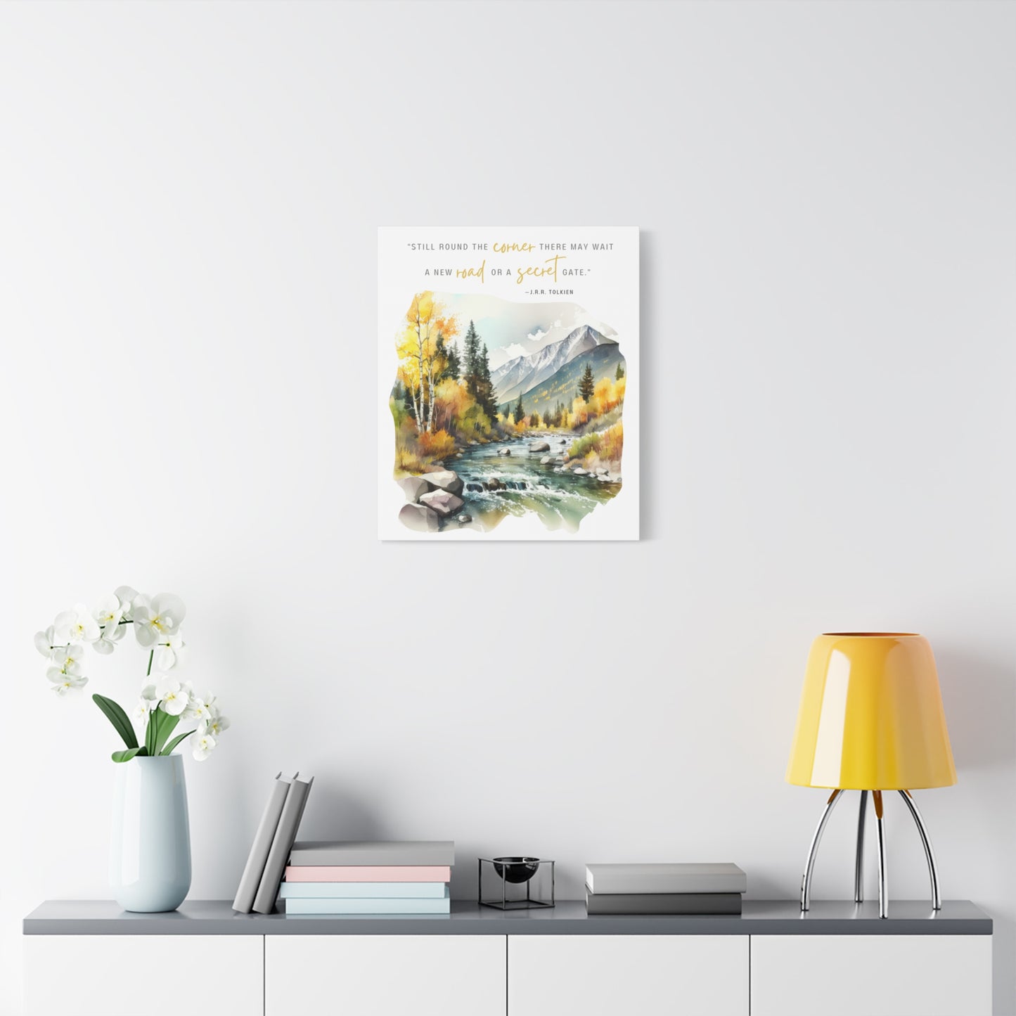 Still Round The Corner Canvas Gallery Wrap - Lord of the Rings Quote Wall Art