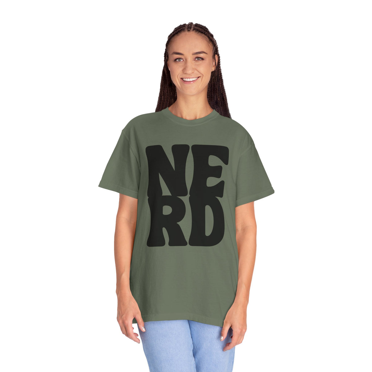 Block Letters Oversized Unisex - Nerd T-shirt