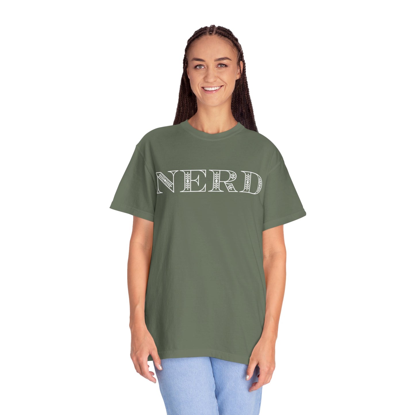 Floral Oversized Nerd T-shirt