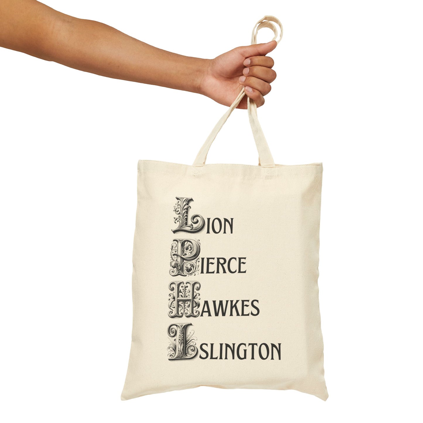 Emma M Lion Fancy Canvas Tote Bag - Book Lovers