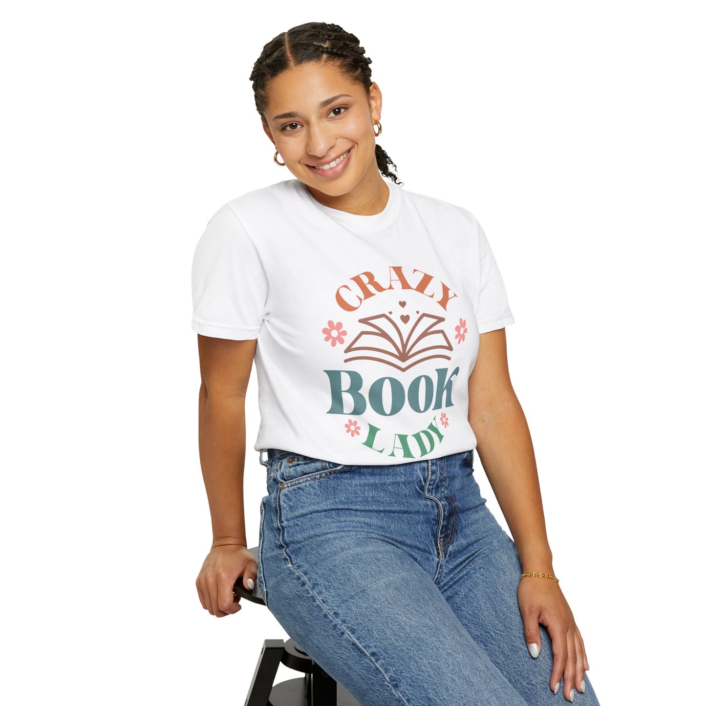 crazy book lady shirt
