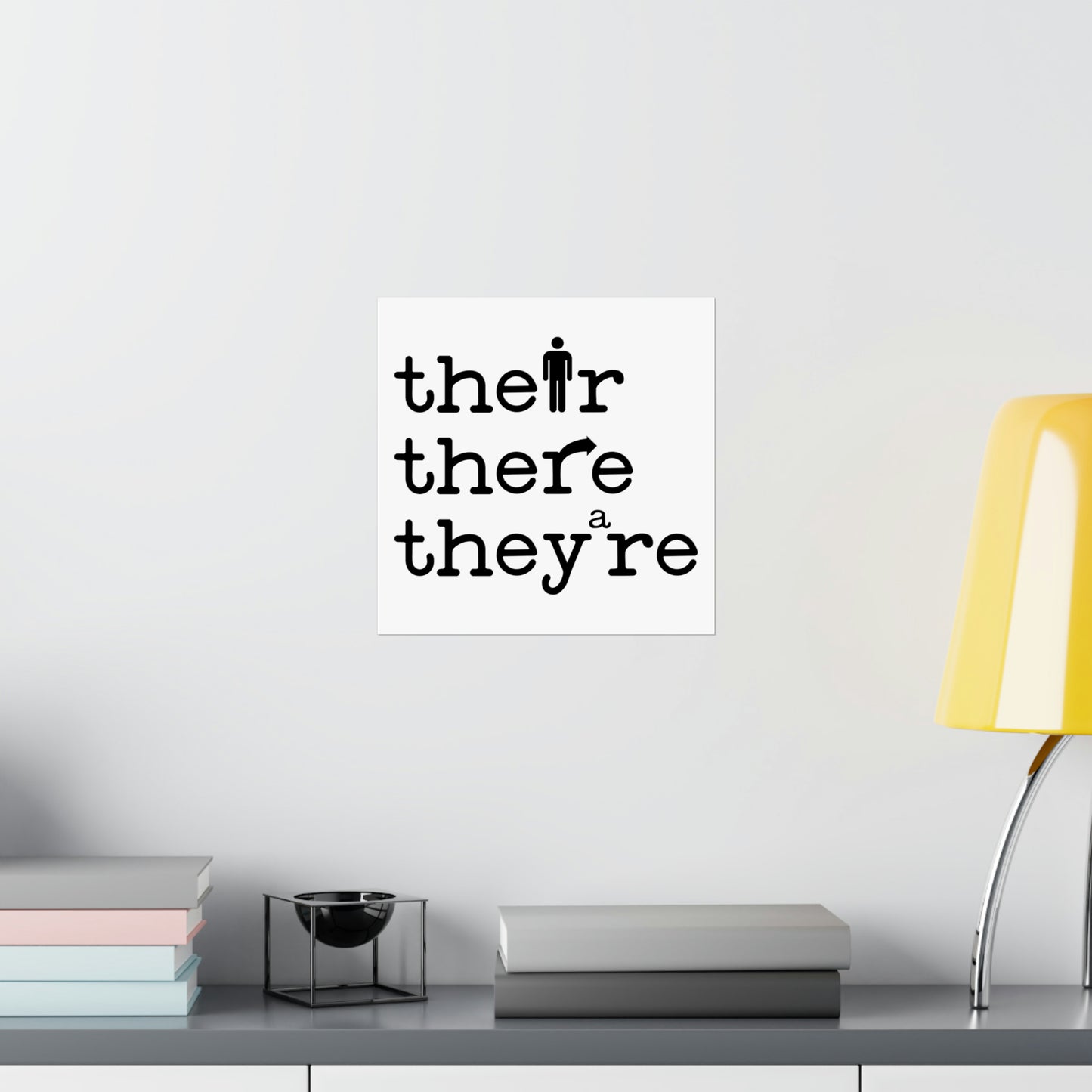 Their, There, They're Poster - Grammar Poster
