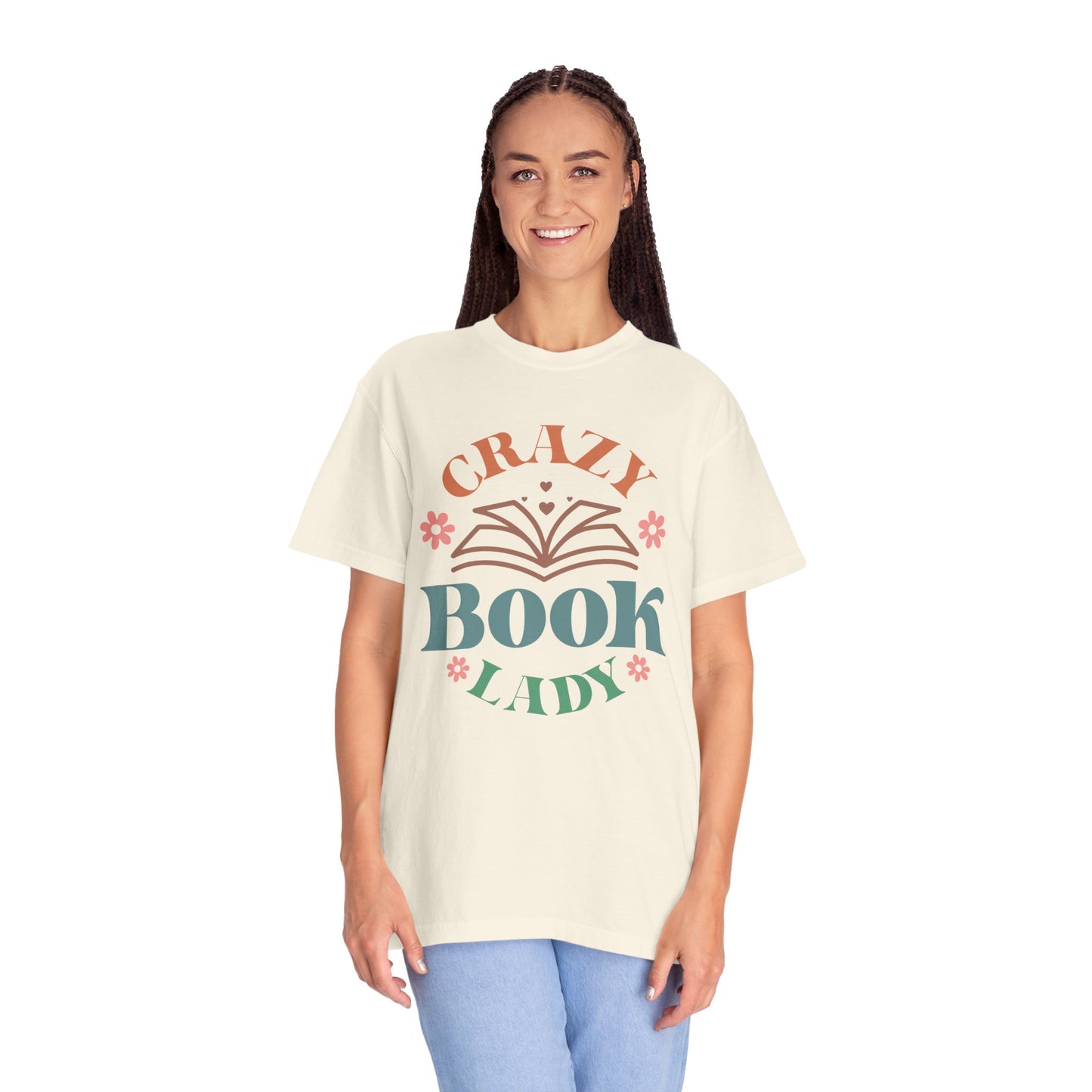 crazy book lady shirt