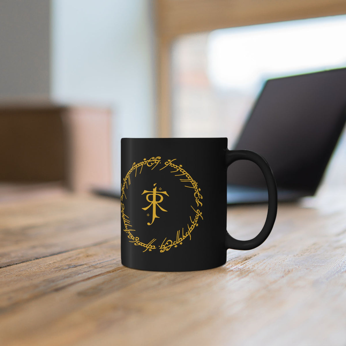 JRR Tolkien Monogram with Circle - The Lord of the Rings Coffee Mug