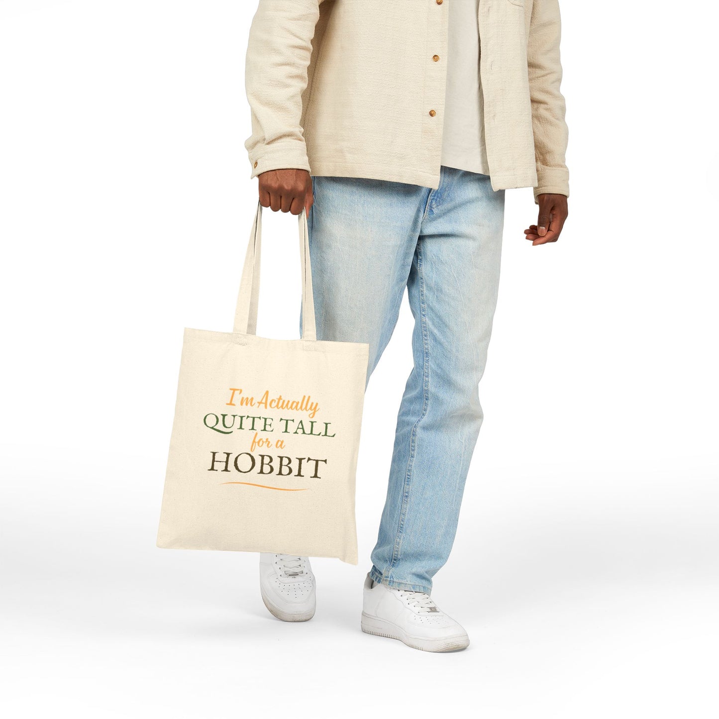 I'm Actually Quite Tall For a Hobbit - Lord of the Rings Tote Bag
