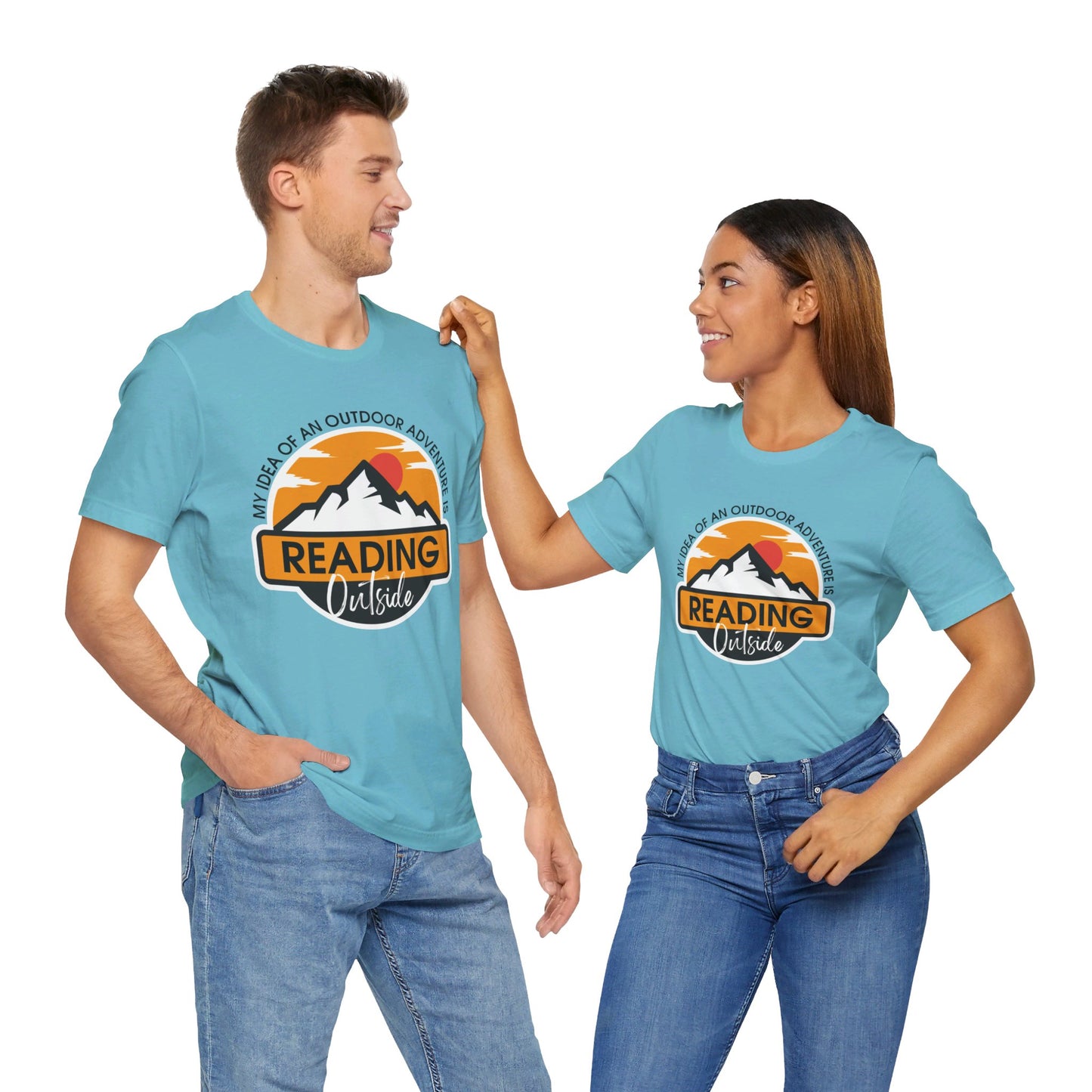 Reading Outside - Book Lovers T-shirt