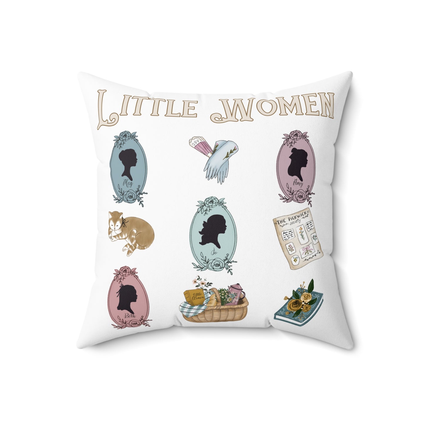 Little Women Inspired Throw Pillow - Little Women