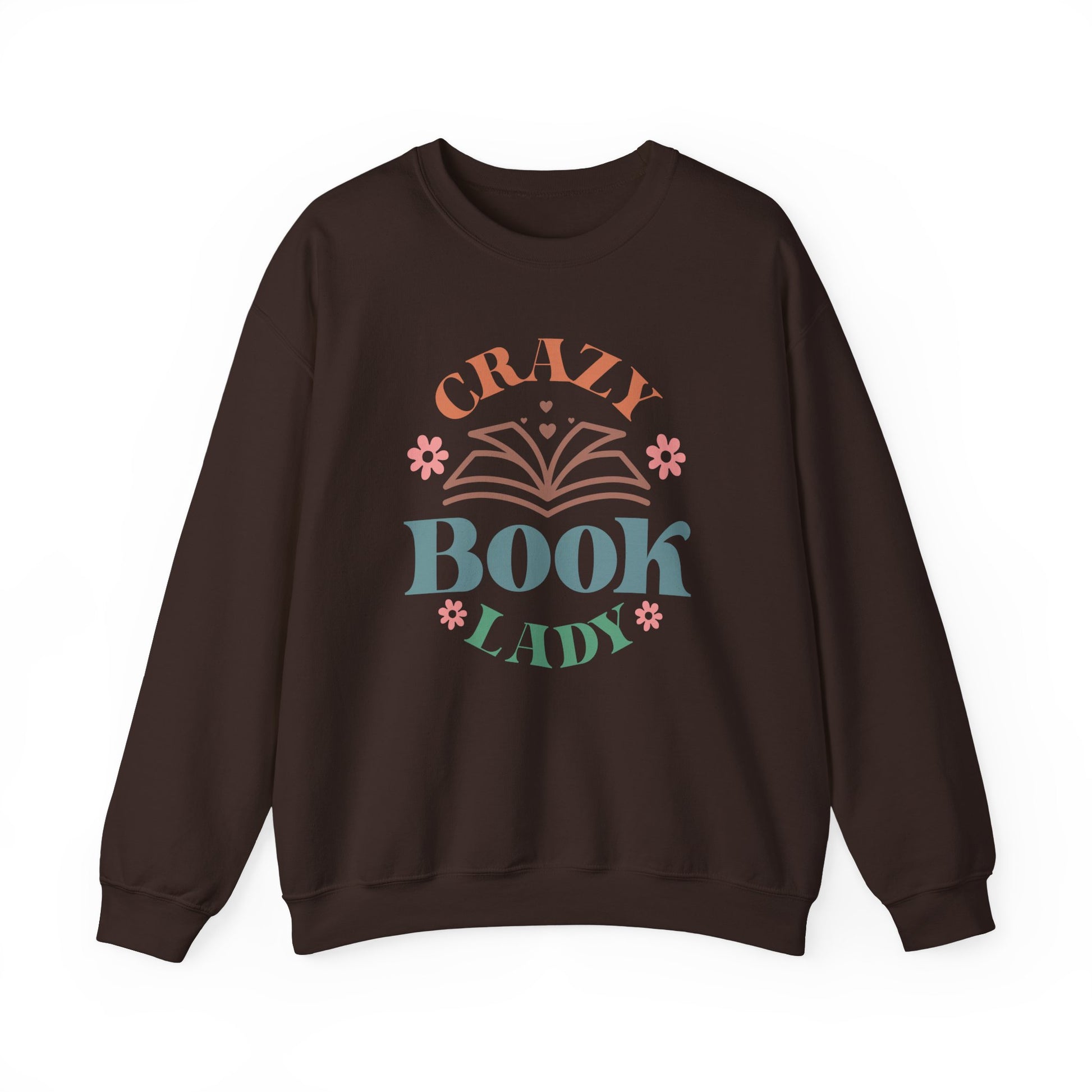 crazy book lady sweatshirt