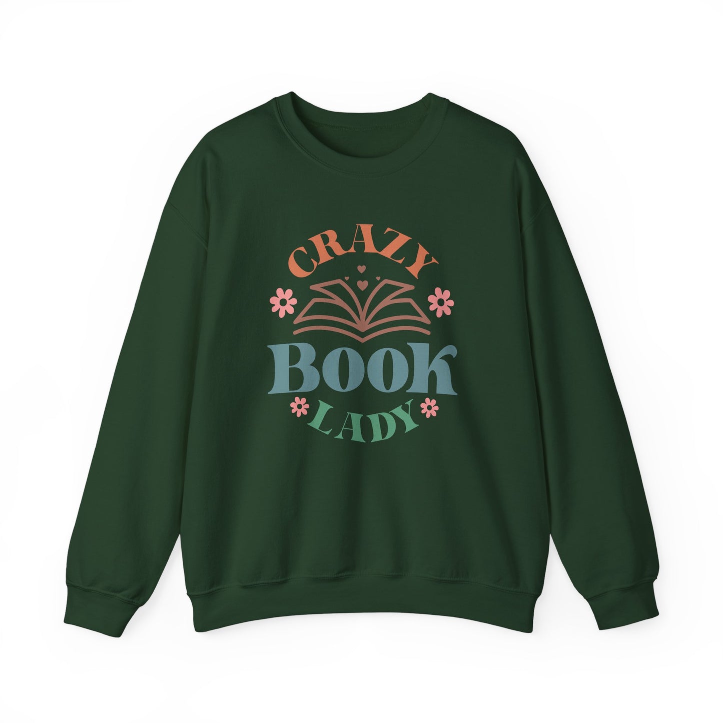 crazy book lady sweatshirt