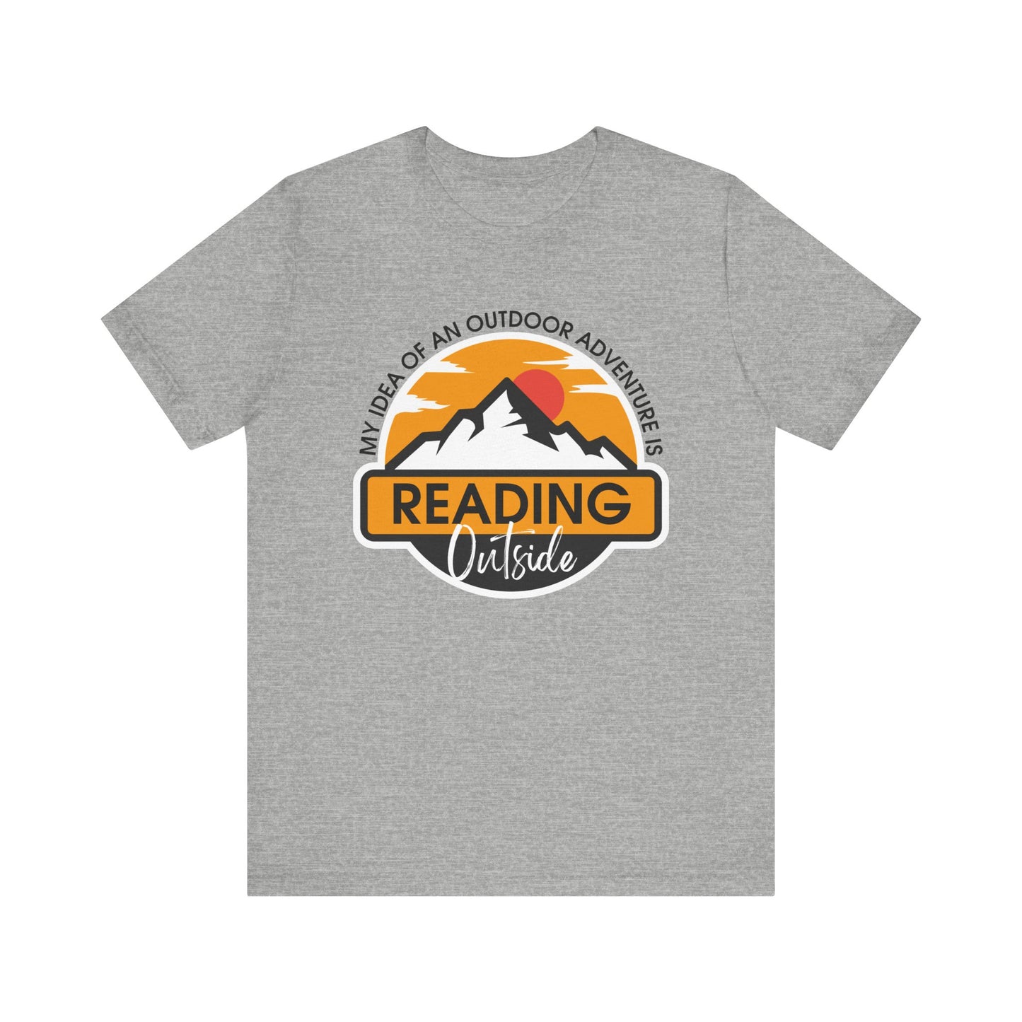 Reading Outside - Book Lovers T-shirt