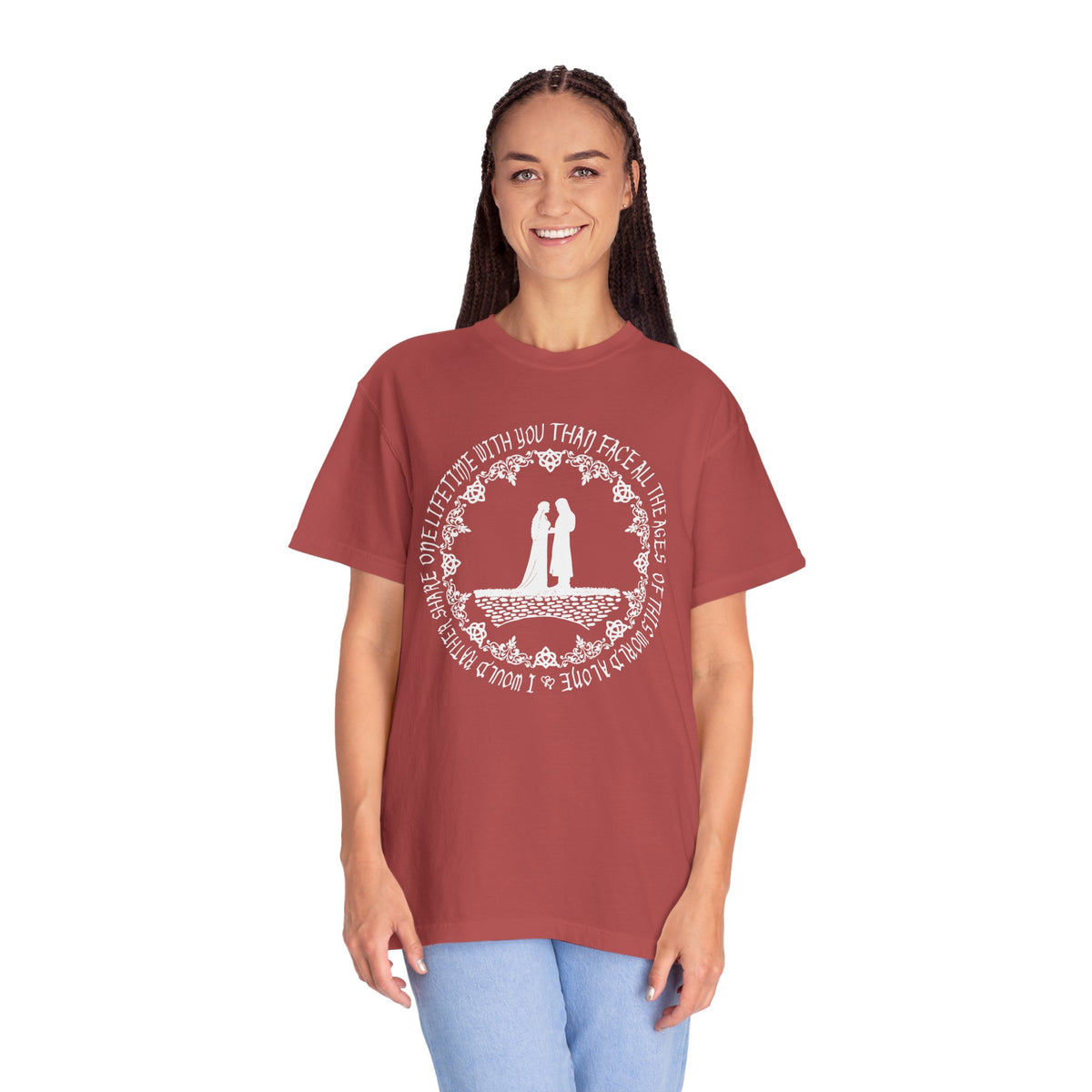 Aragorn & Arwen - Oversized Lord of the Rings T-Shirt