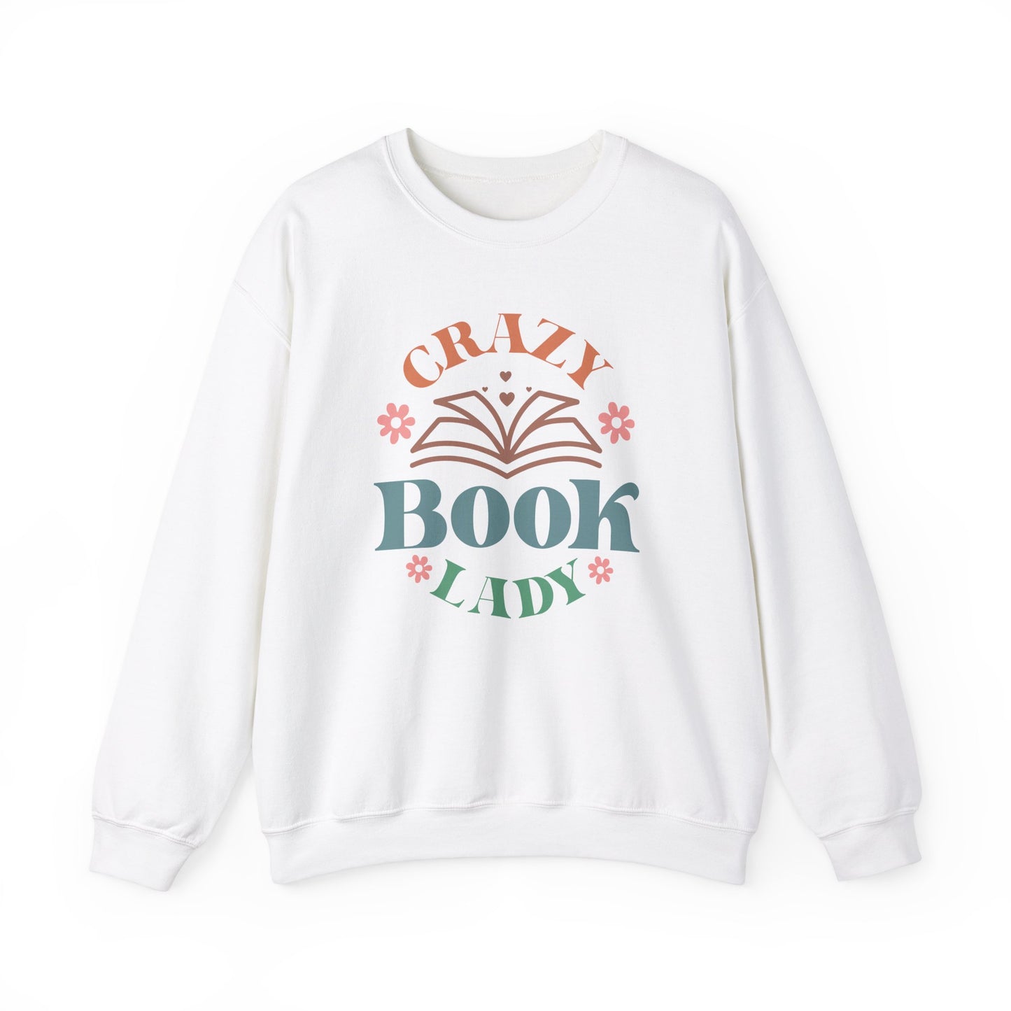 crazy book lady sweatshirt