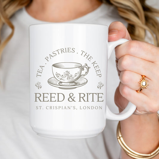 Reed & Rite St. Crispian's - Emma M Lion Coffee Mug