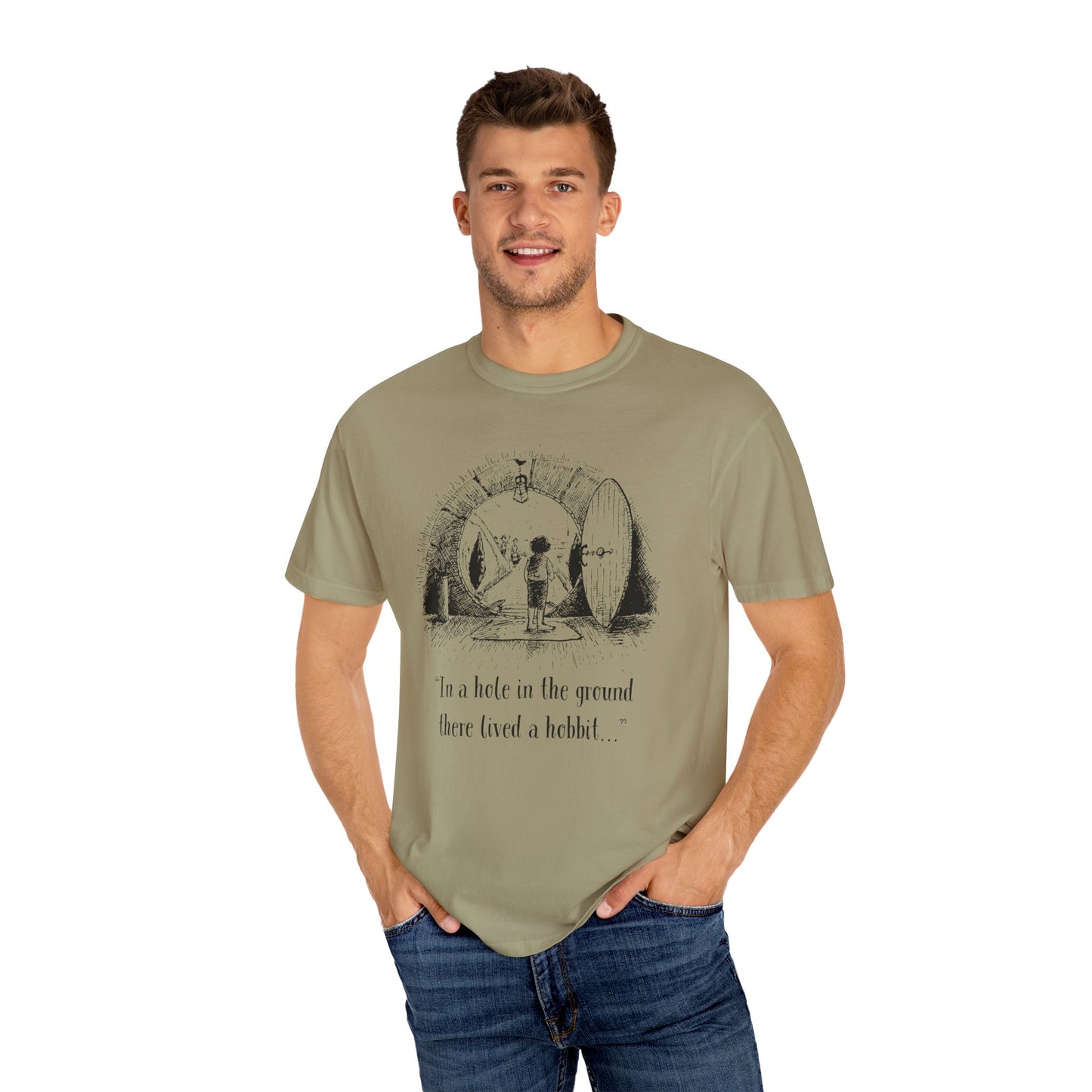 In a Hole in the Ground There Lived a Hobbit T-shirt - The Lord of The Rings