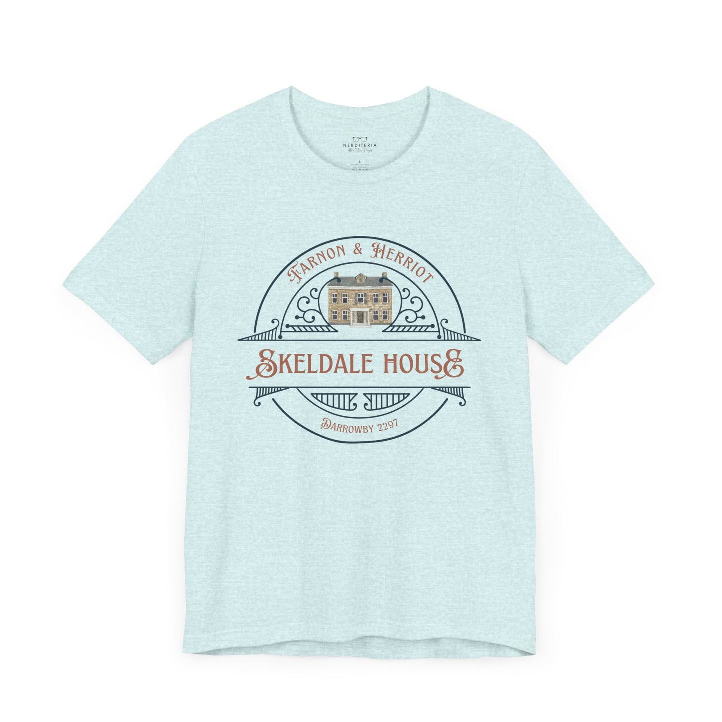 Skeldale House T-shirt with Character Names on Back - All Creatures Great and Small