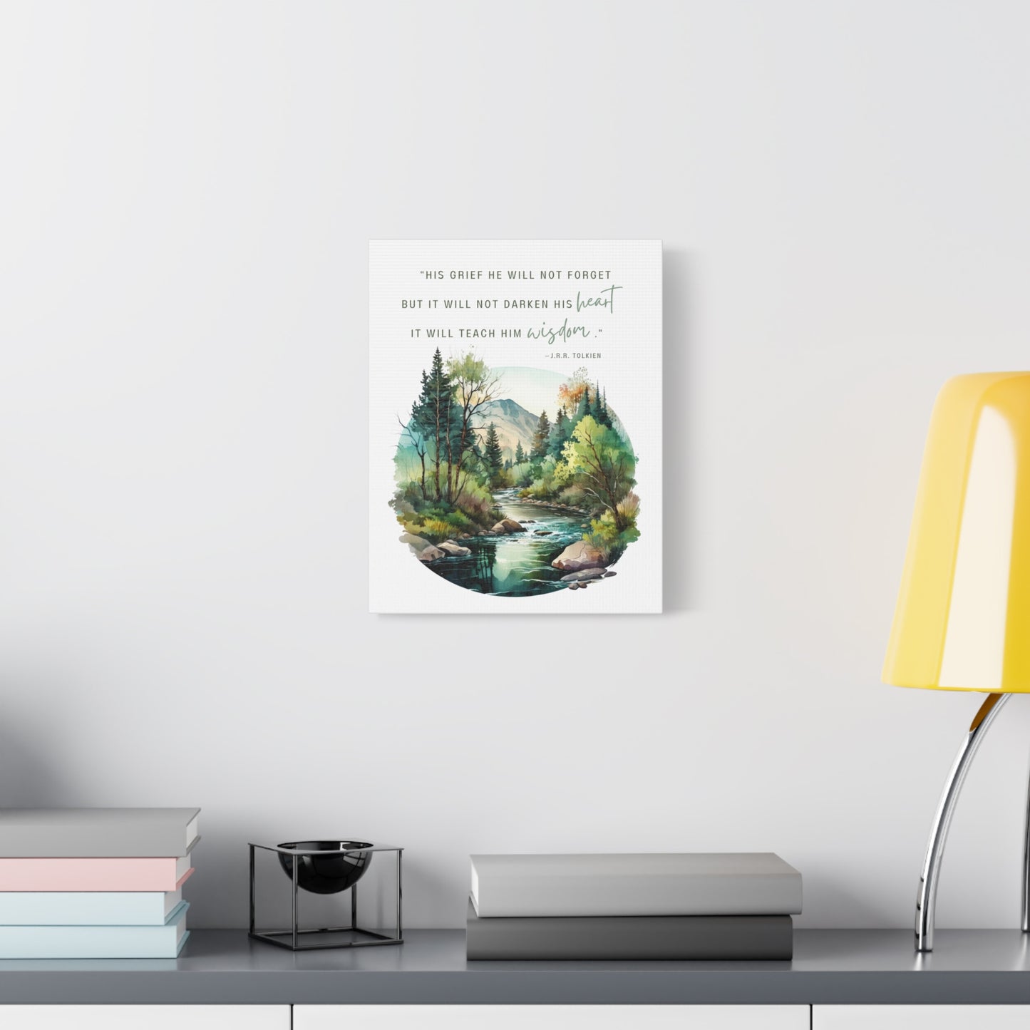 His Grief Will Teach Him Wisdom Canvas Gallery Wrap - Lord of the Rings Wall Art