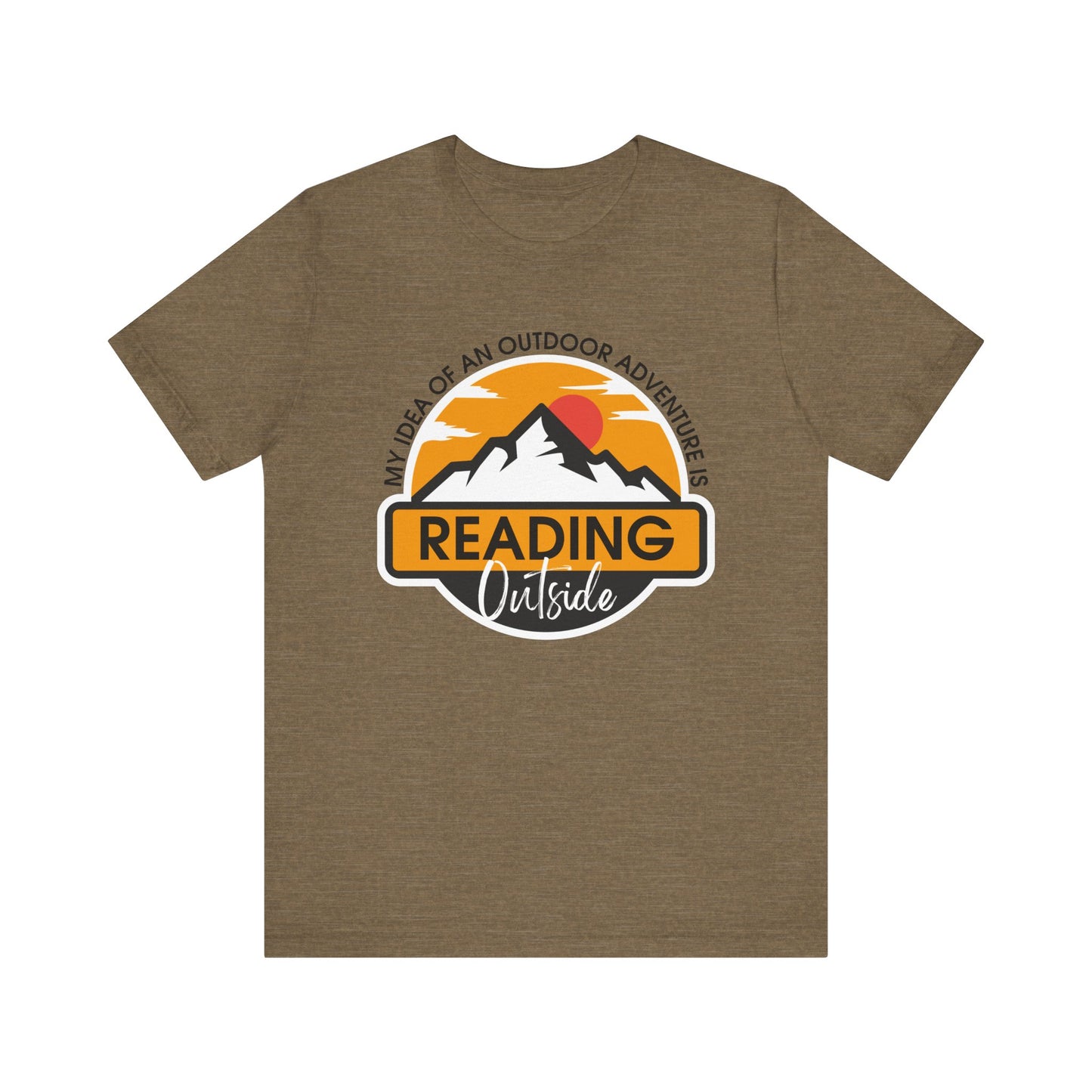 Reading Outside - Book Lovers T-shirt