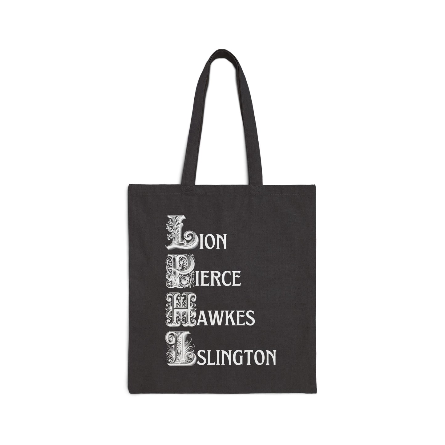Emma M Lion Fancy Canvas Tote Bag - Book Lovers