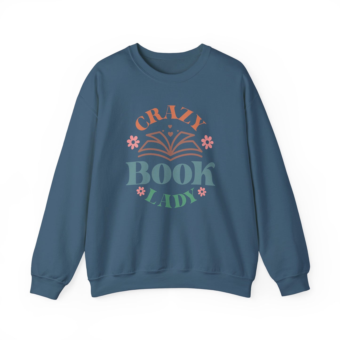 crazy book lady sweatshirt