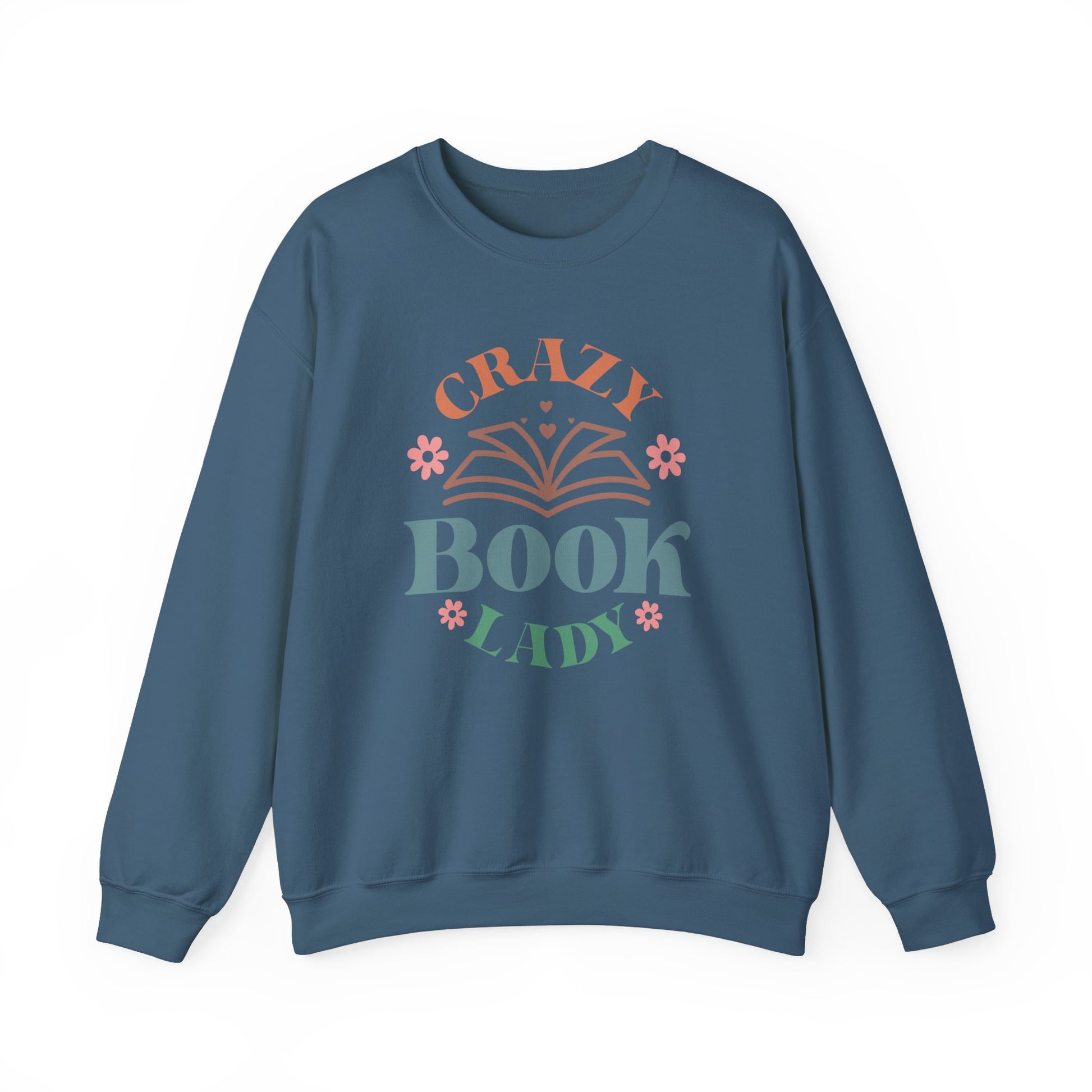 crazy book lady sweatshirt