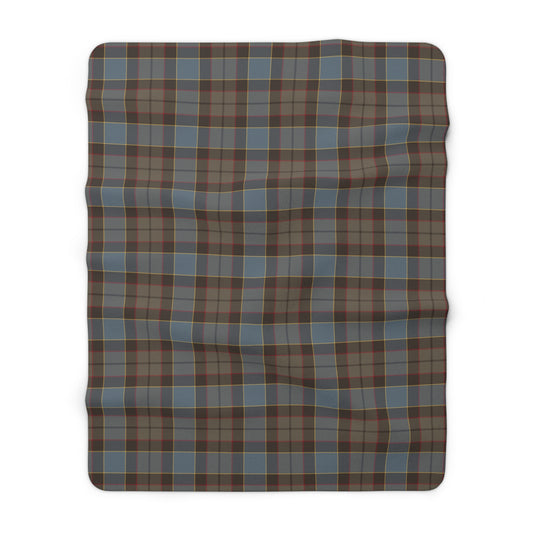 Outlander Fraser Tartan Sherpa Blanket