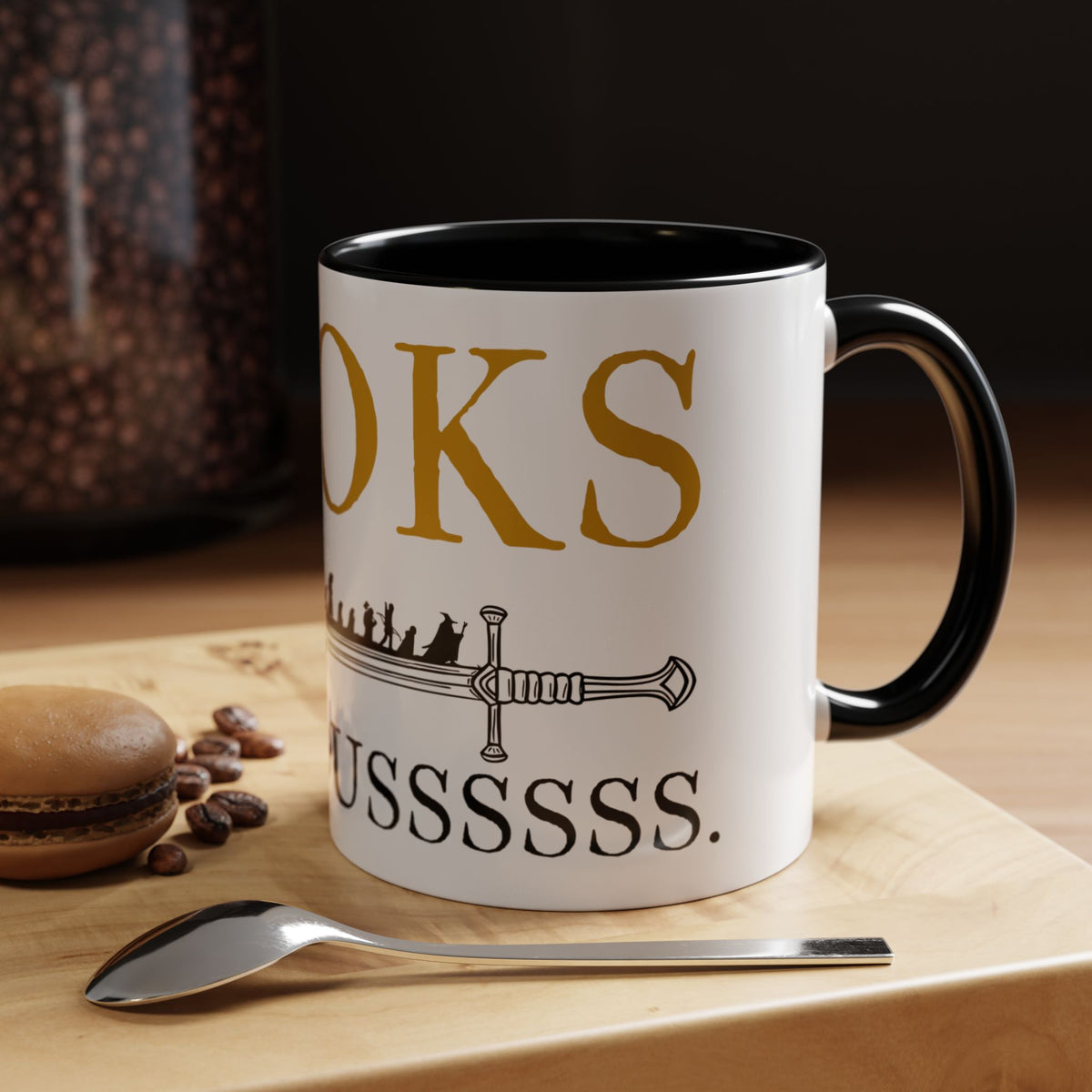 Books Are Precioussssss - Lord of the Rings Coffee Mug