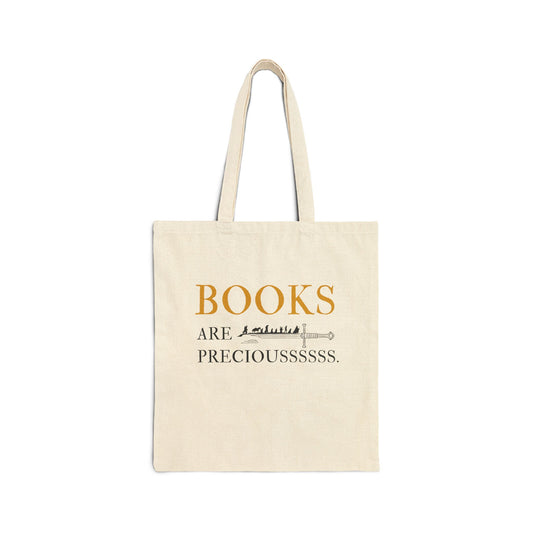 Books Are Preciousssss Canvas Tote Bag