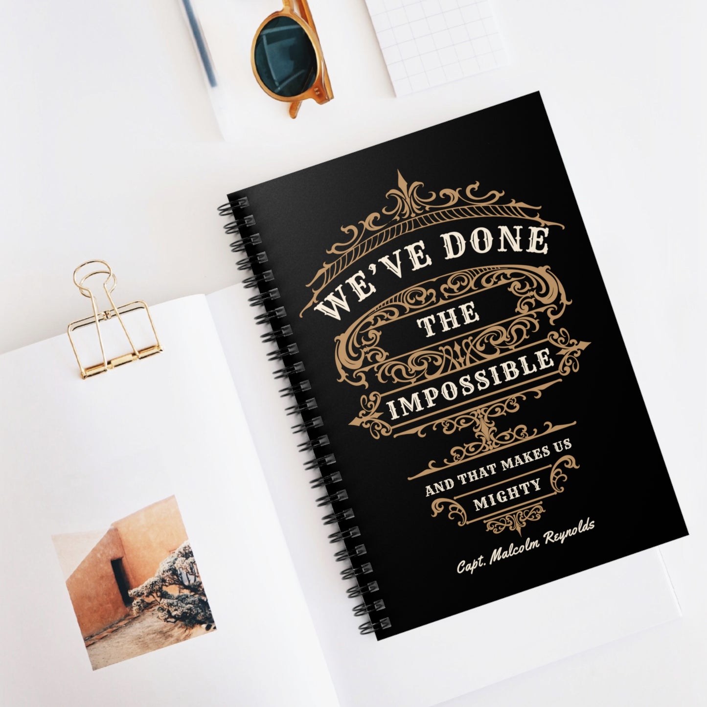 We've Done The Impossible Spiral Notebook - Firefly
