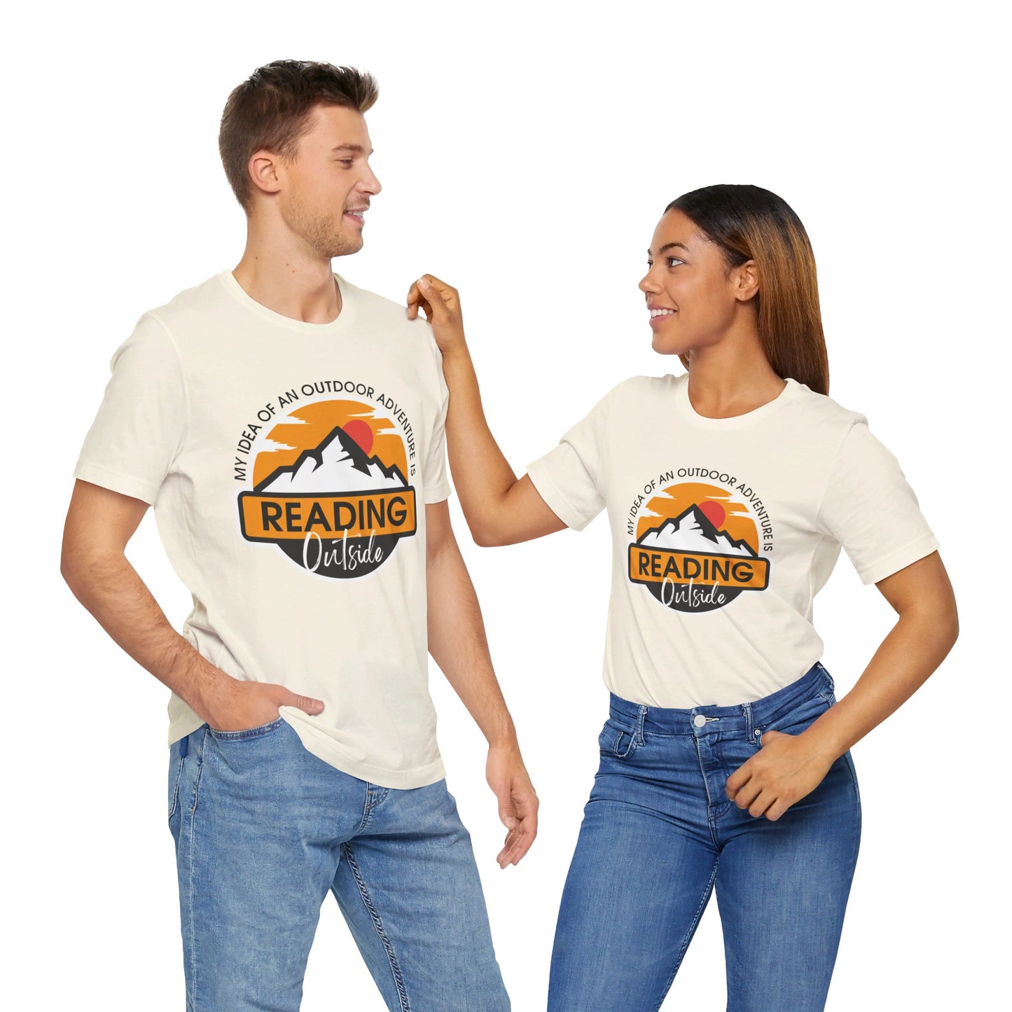 Reading Outside - Book Lovers T-shirt