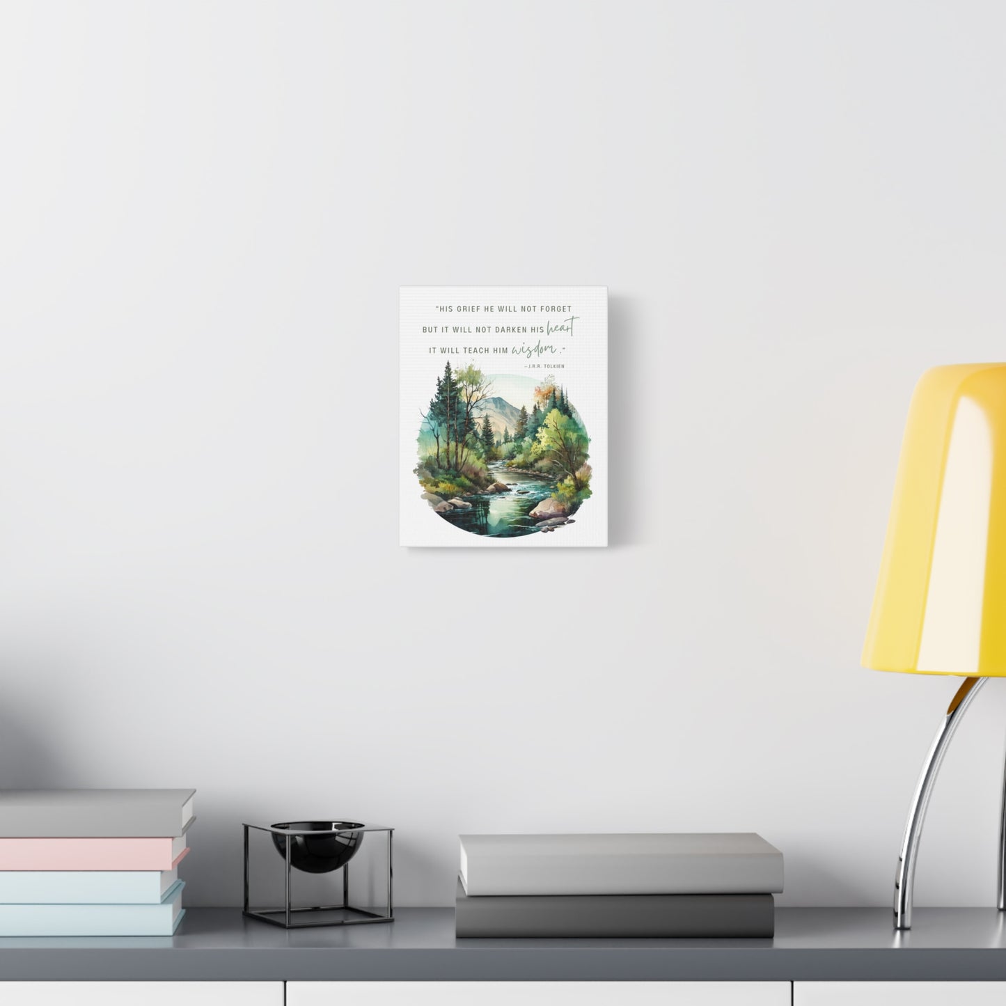 His Grief Will Teach Him Wisdom Canvas Gallery Wrap - Lord of the Rings Wall Art