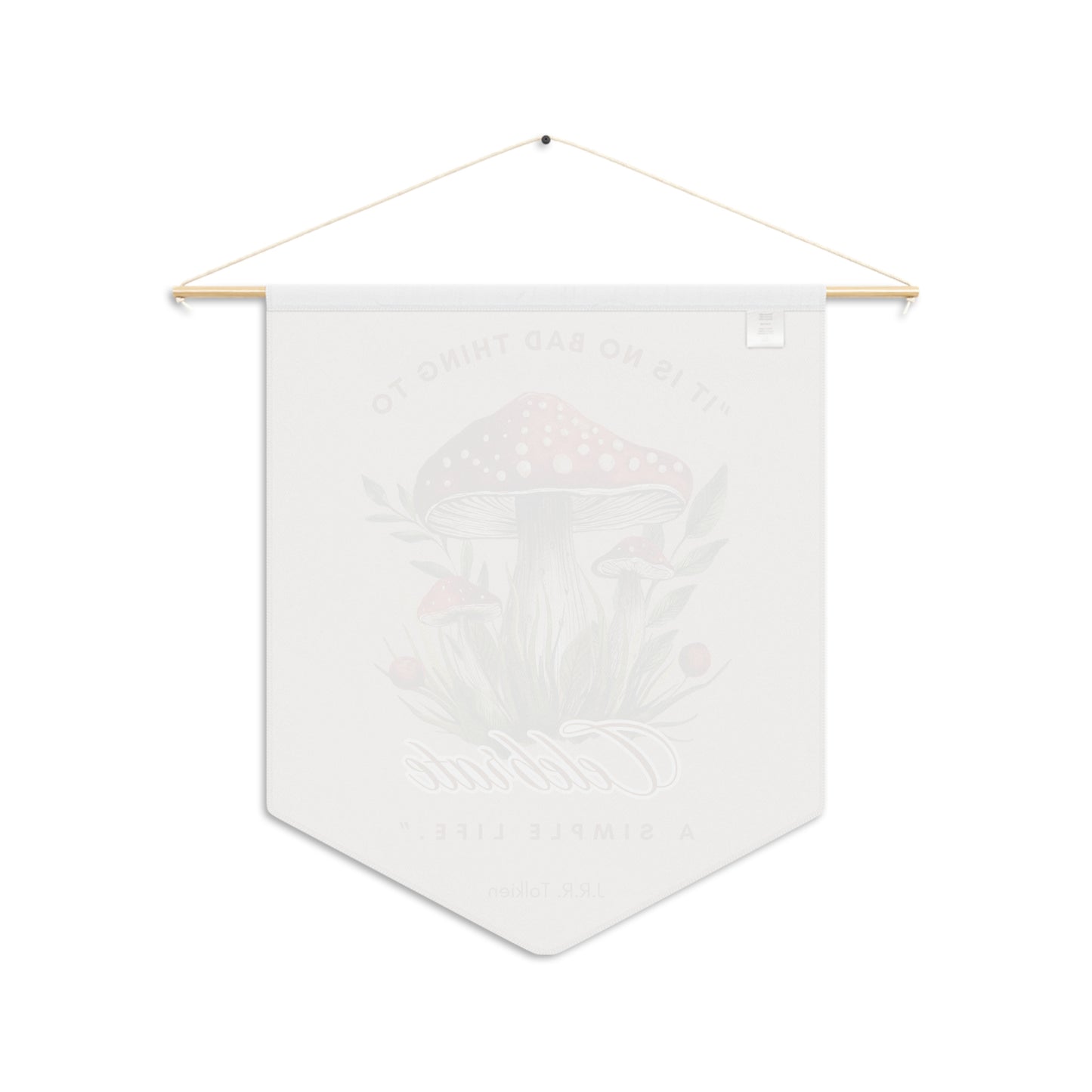 Celebrate a Simple Life Pennant - Lord of the Rings Quote