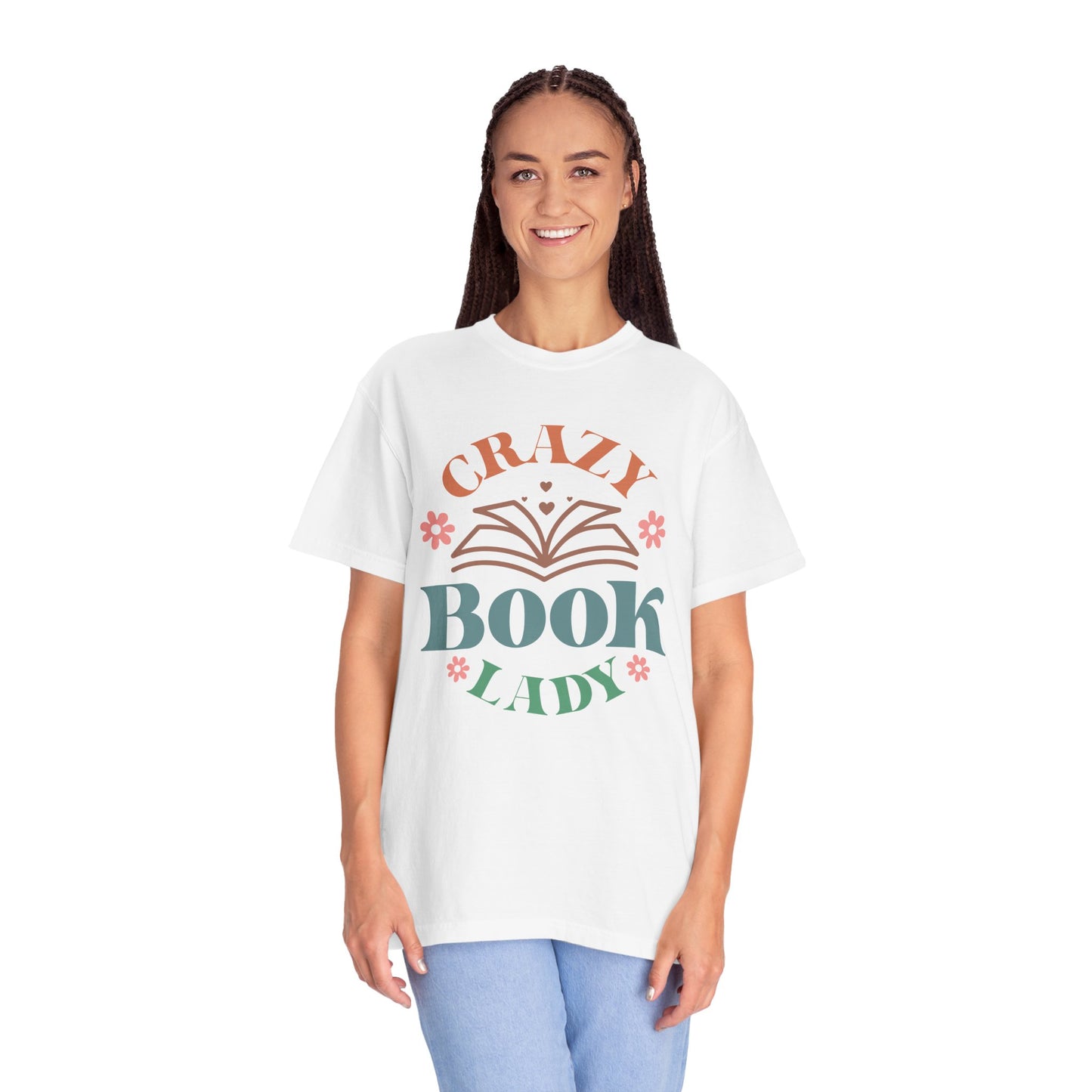 crazy book lady shirt