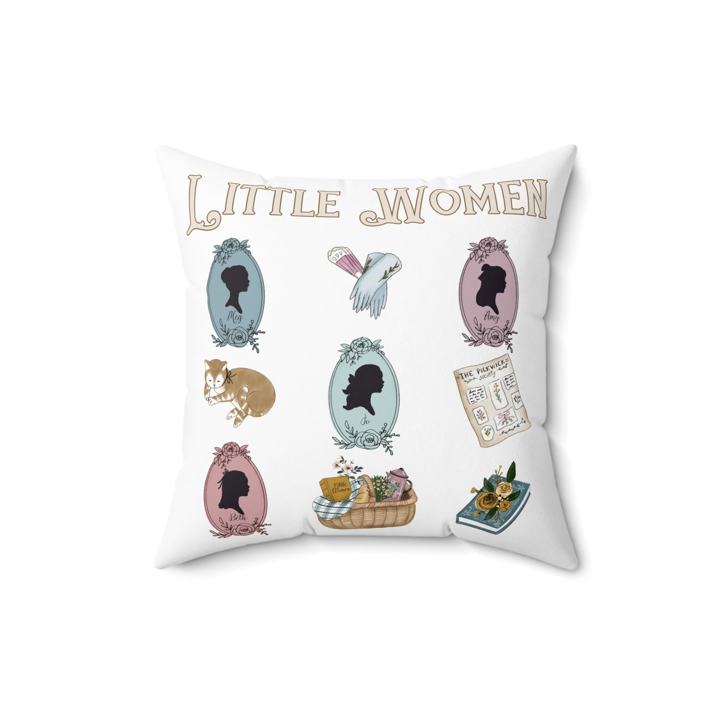 Little Women Inspired Throw Pillow - Little Women