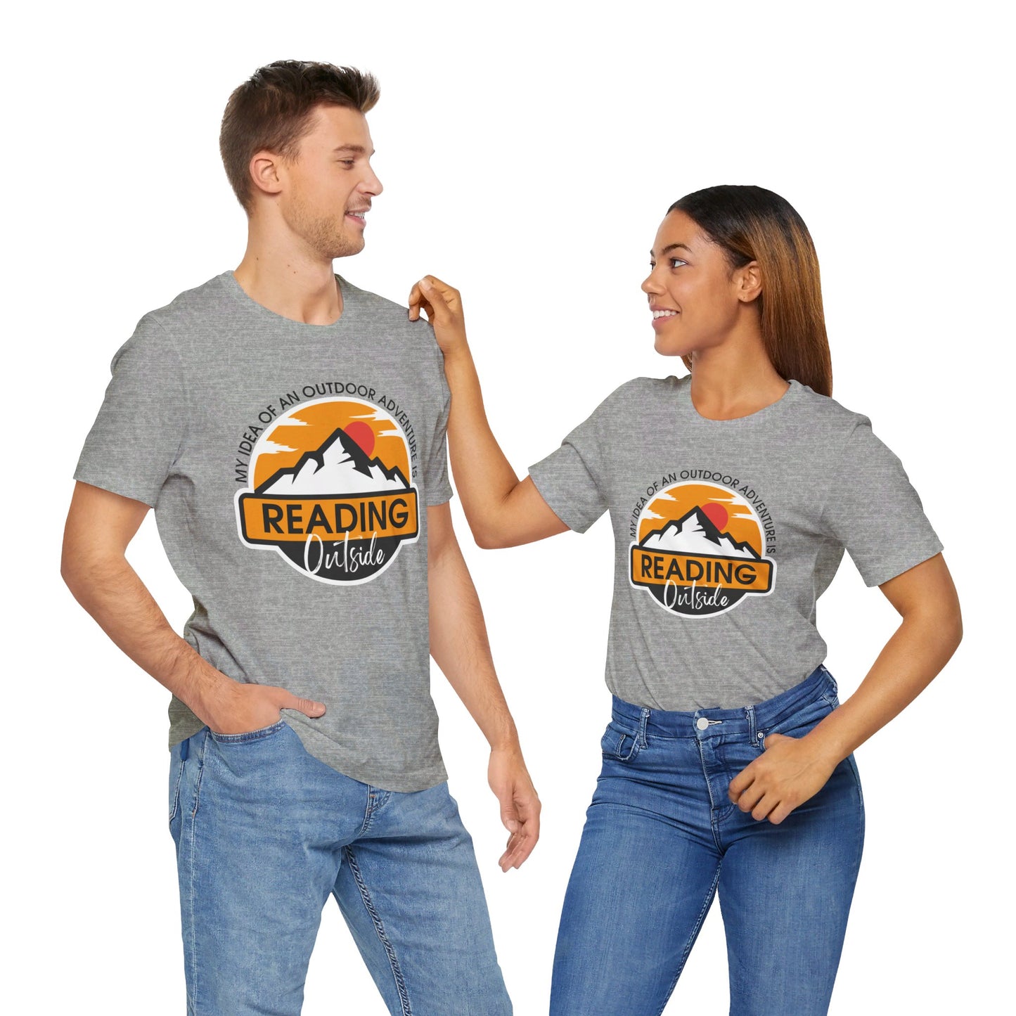 Reading Outside - Book Lovers T-shirt